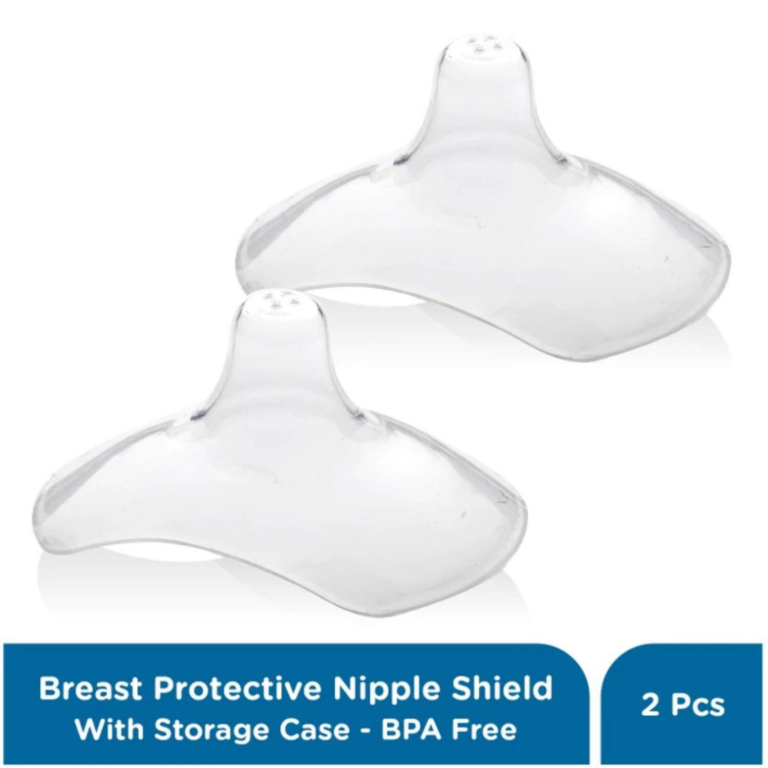 Mee Mee Protective Nipple Shield - Pack of 2 (White)