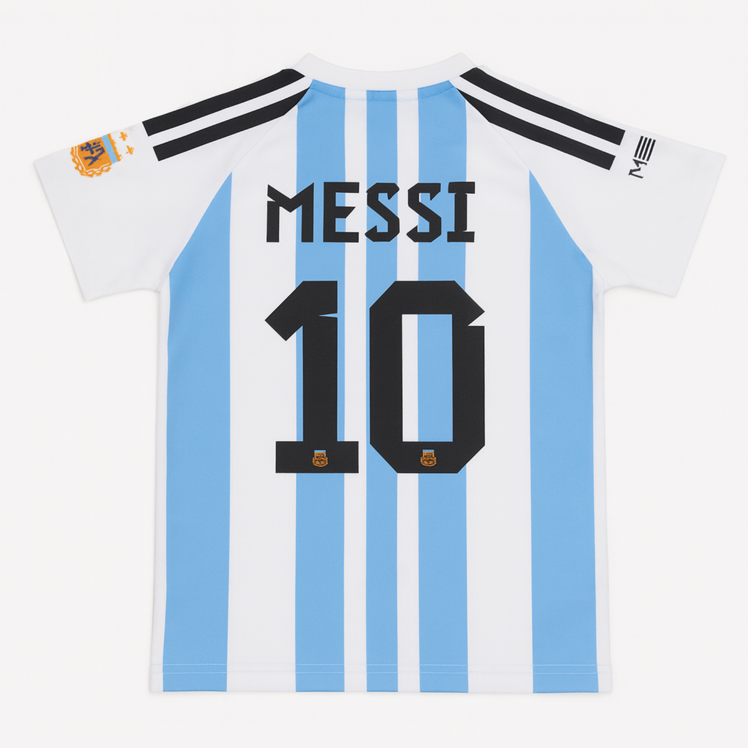 Red Sound Messi Argentina Jersey for Kids (Age 5–12 Years) – Iconic Fo