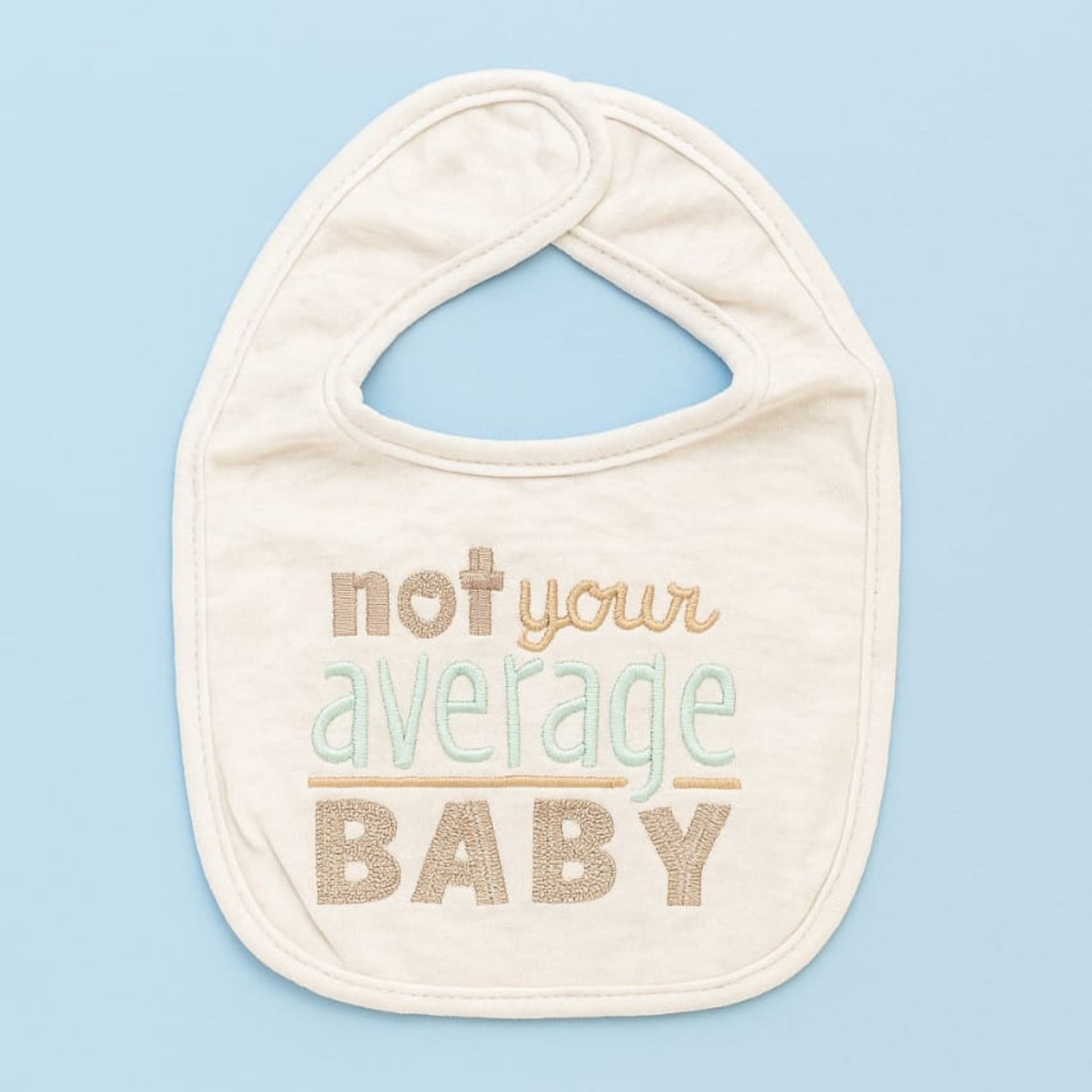 Smile Baby 3-Pack Soft Cotton Baby Bibs Set | Cute Embroidered Feeding Bibs with Funny Quotes | Absorbent & Adjustable Velcro Closure