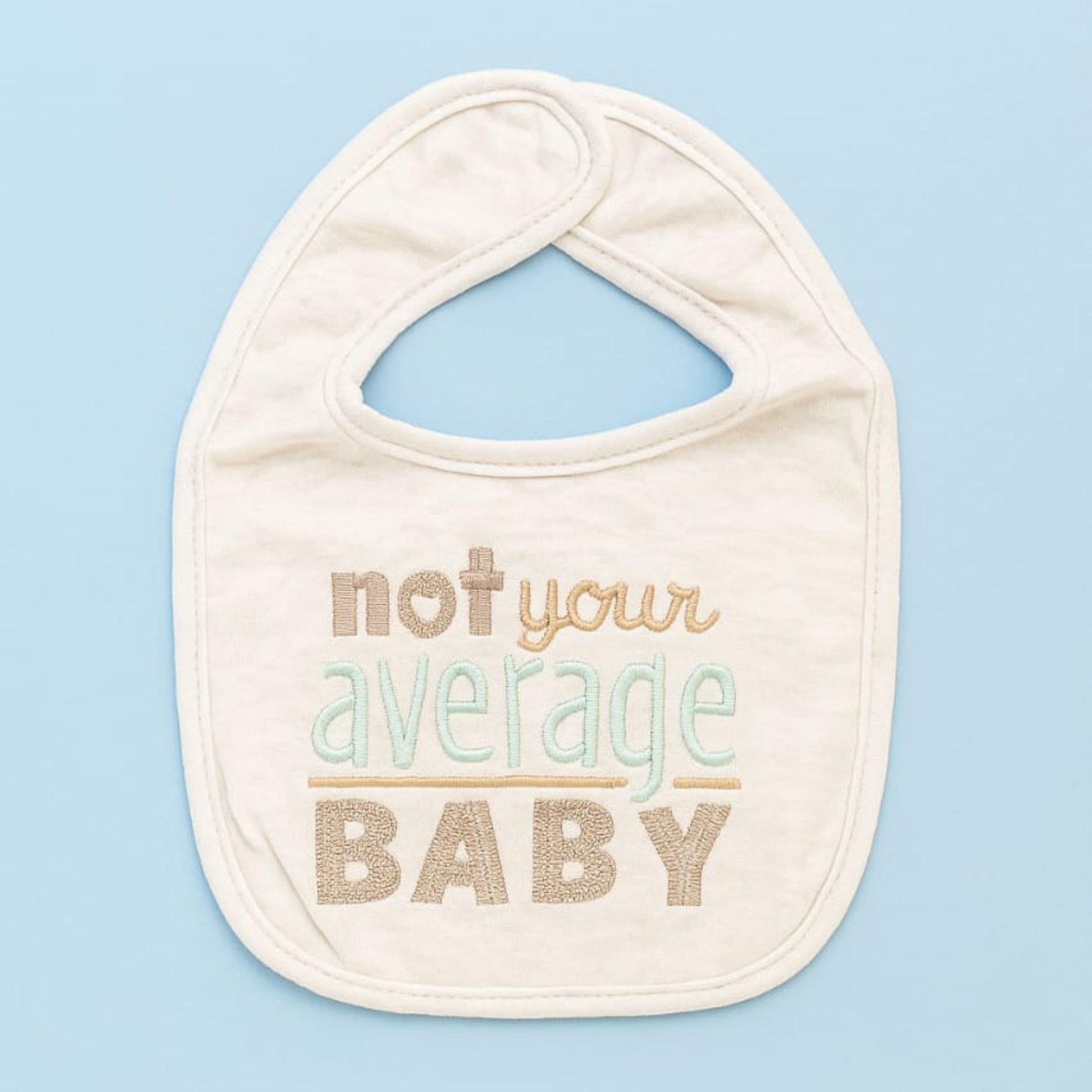 Smile Baby 3-Pack Soft Cotton Baby Bibs Set | Cute Embroidered Feeding Bibs with Funny Quotes | Absorbent & Adjustable Velcro Closure