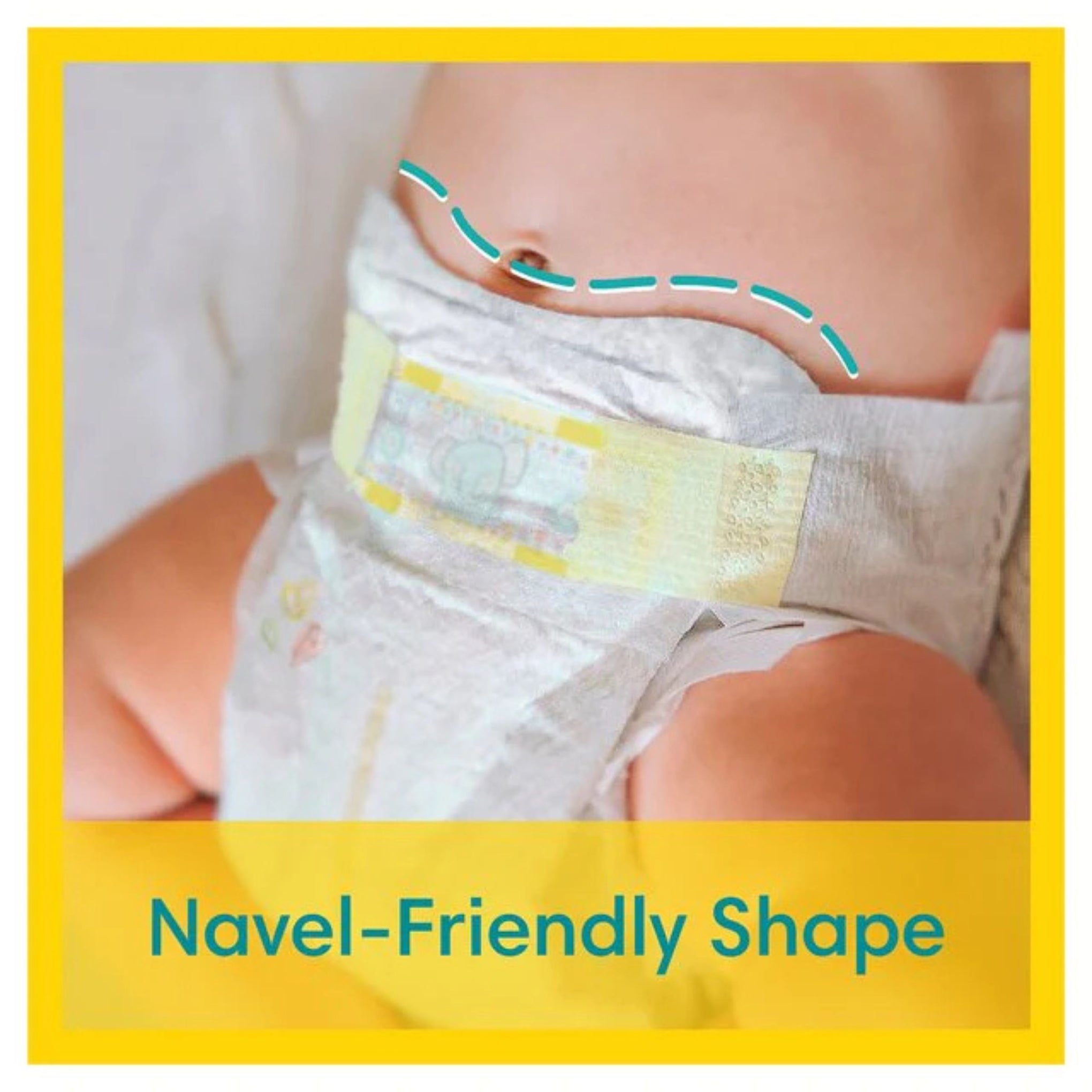 Pampers Premium Protection New Baby Diapers Size 2 (4-8kg) – 44 Nappies, Derma Comfort Layer, Soft & Gentle Skin Protection