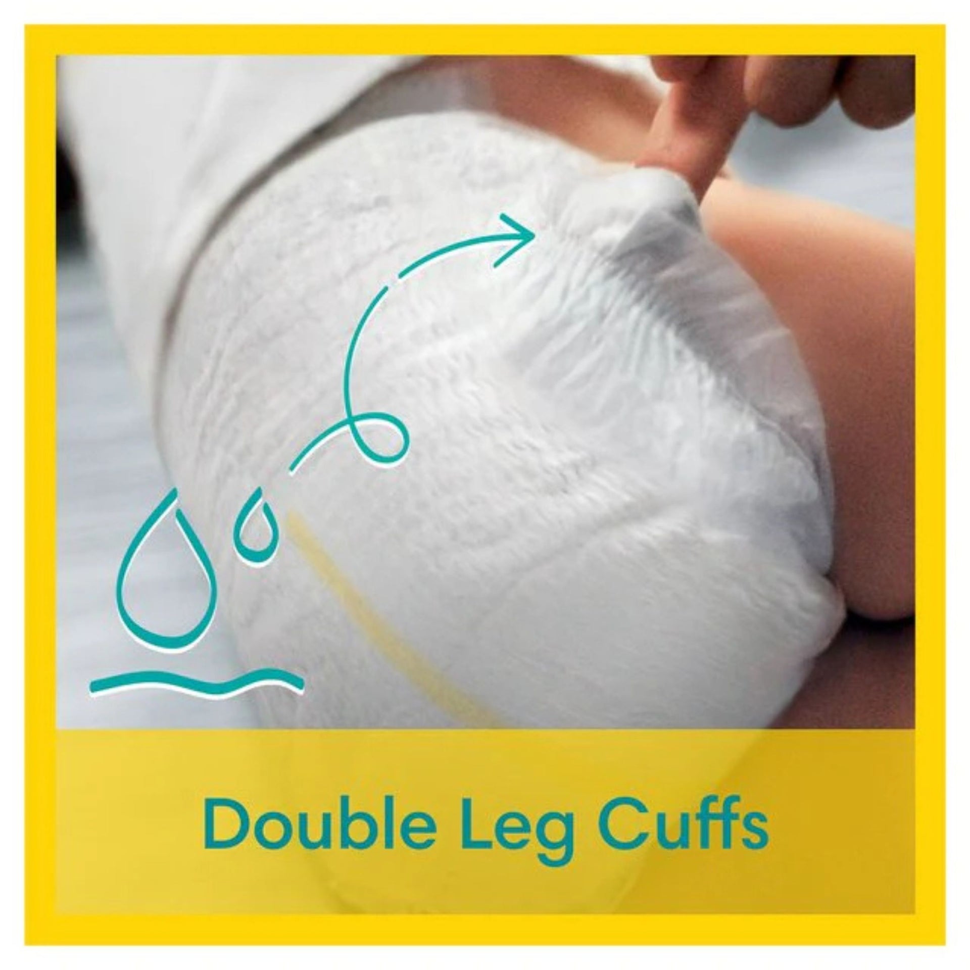 Pampers Premium Protection New Baby Diapers Size 2 (4-8kg) – 44 Nappies, Derma Comfort Layer, Soft & Gentle Skin Protection
