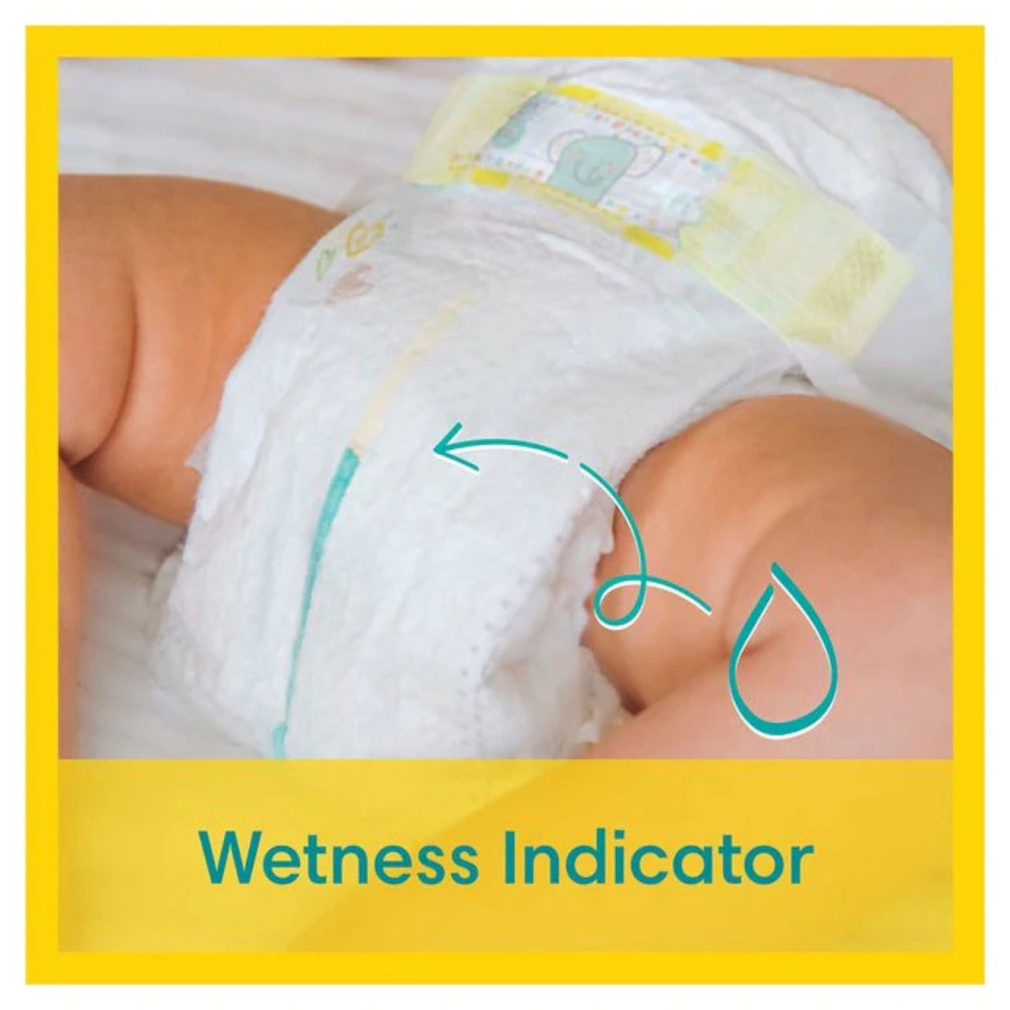 Pampers Premium Protection New Baby Diapers Size 2 (4-8kg) – 44 Nappies, Derma Comfort Layer, Soft & Gentle Skin Protection