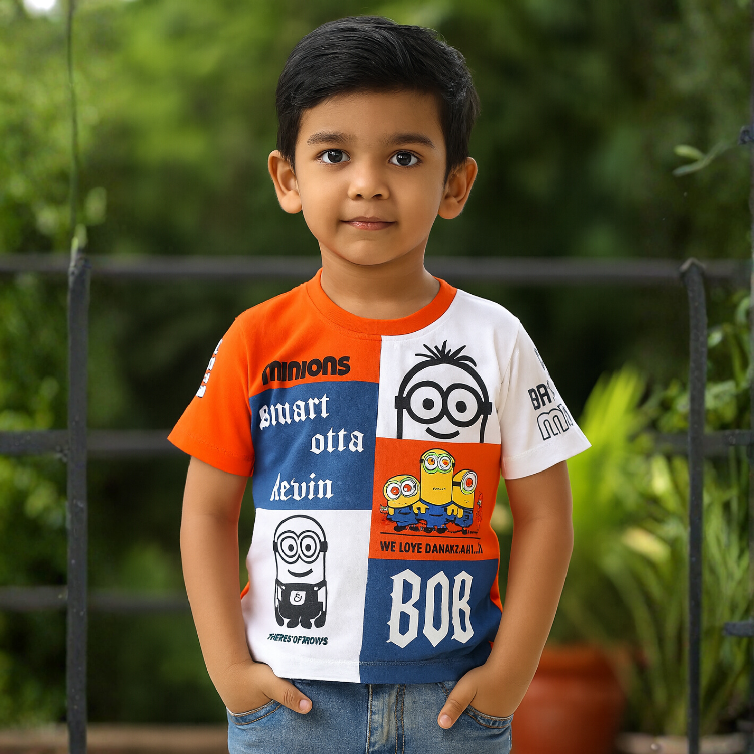SKETCH Minions Graphic Cotton T-Shirt for Boys (18 Months–12 Years)