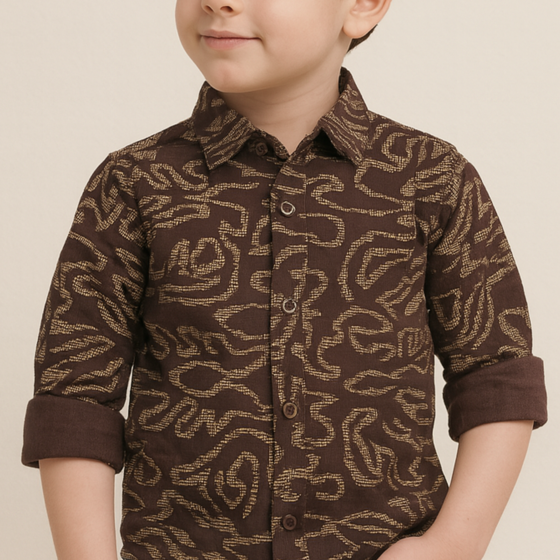Blazo Boys’ Cadbury Printed Full Sleeve Shirt | Ages 1–10 Years