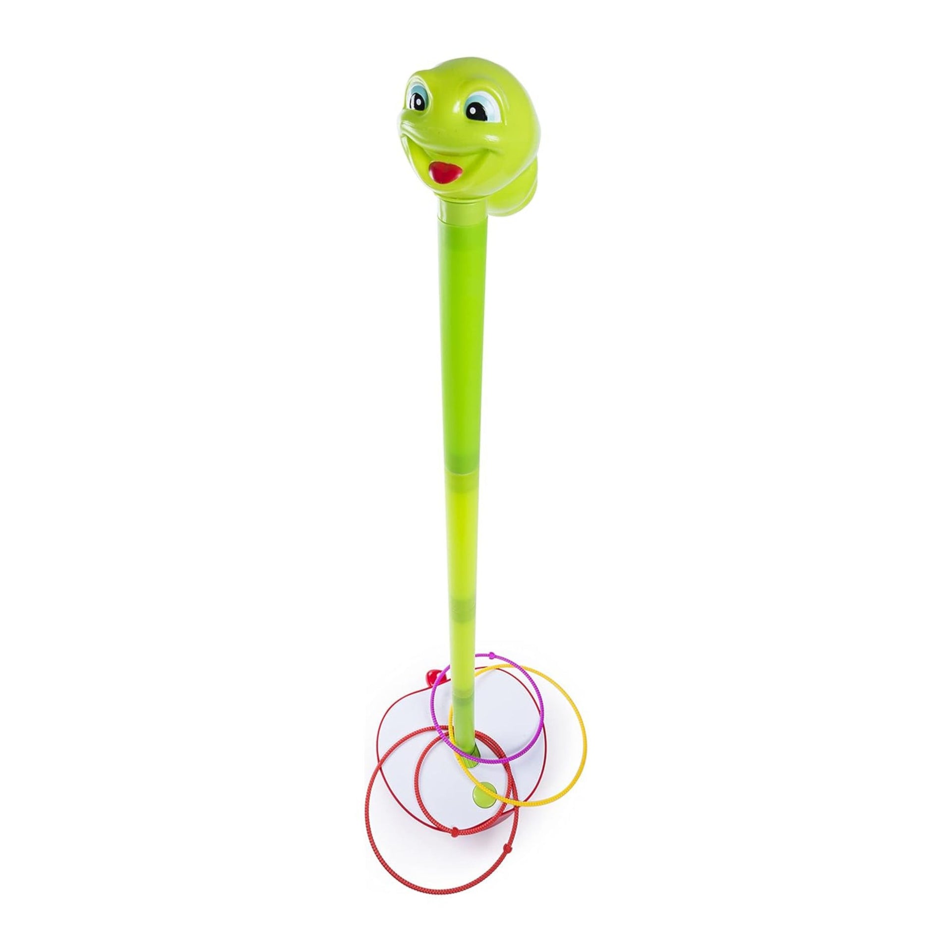 GIGGLES Wobbly Worm Electronic Ring Toss Game for Kids, 3+ Players, Ages 3 and Up
