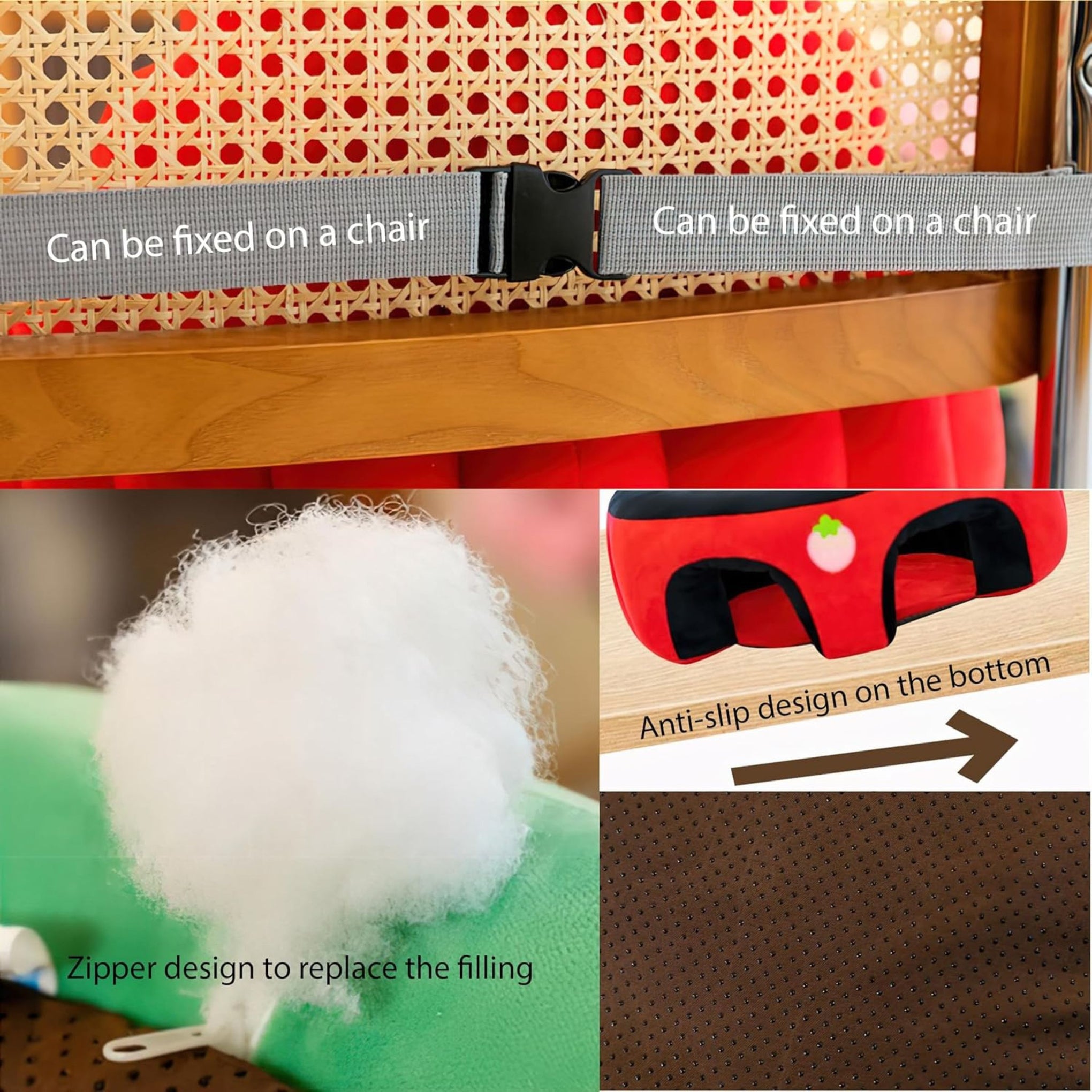 Smile Baby Adorable Toddler Sitting Sofa Chair with Cozy Plush Infant Support Seat for Babies 3-12 Months to Safely Learn to Sit| round shape  | green color | frog design