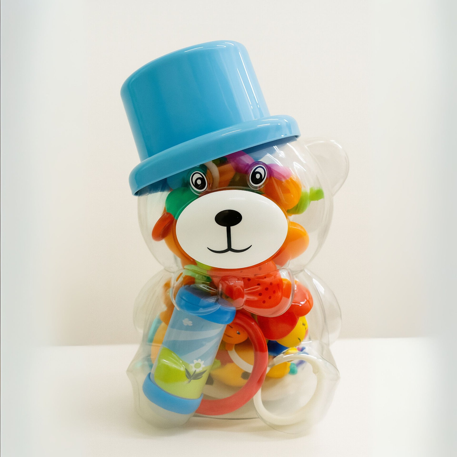 Smile Baby 10-in-1 Colorful Rattle Toy Set for Infants – BPA-Free, Lightweight & Safe | Sensory Development Toys