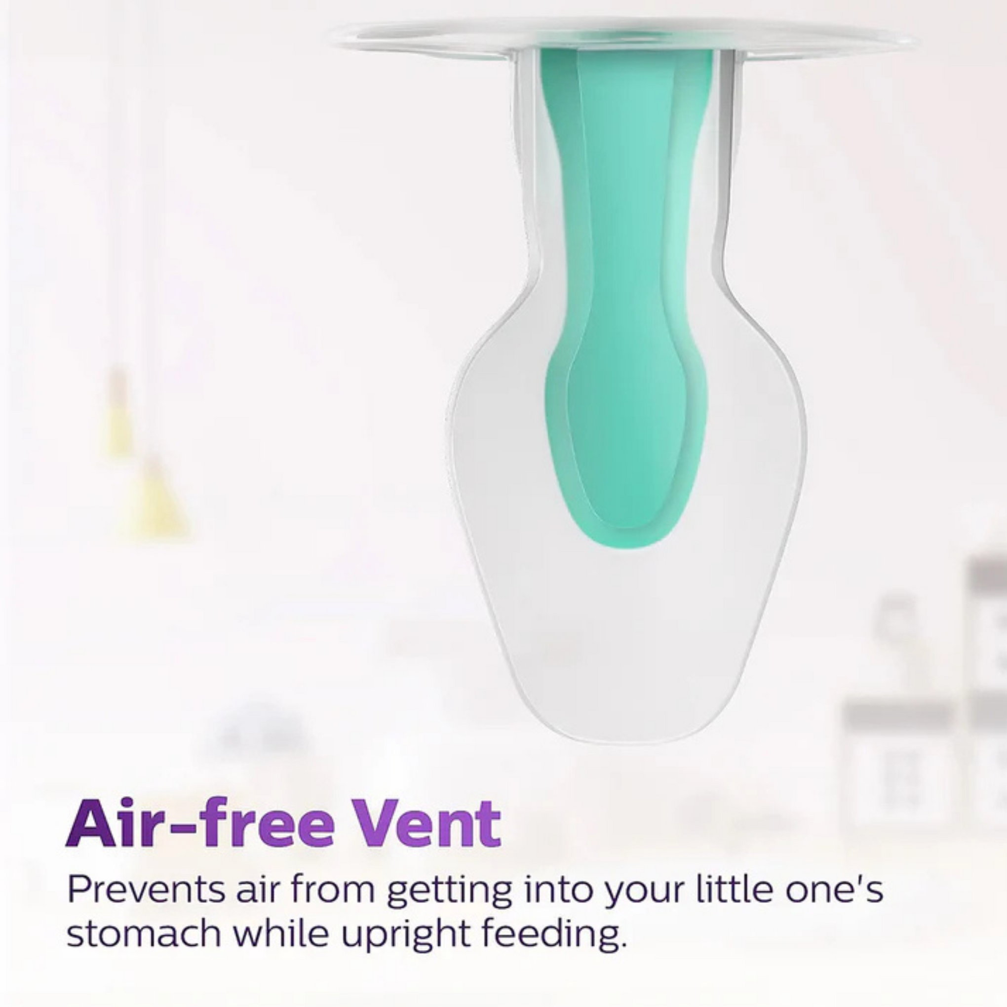 Philips Avent Natural Response Feeding Bottle-AirFree Vent-260 ml-With Flow 3 Nipple-Transparent-1M+