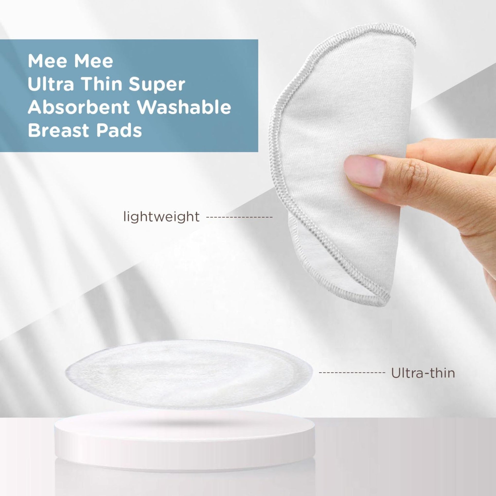 Mee Mee Breast Pad | Breast Pad for Feeding Mothers | 6 pcs Breast pad | CREAM COLOR