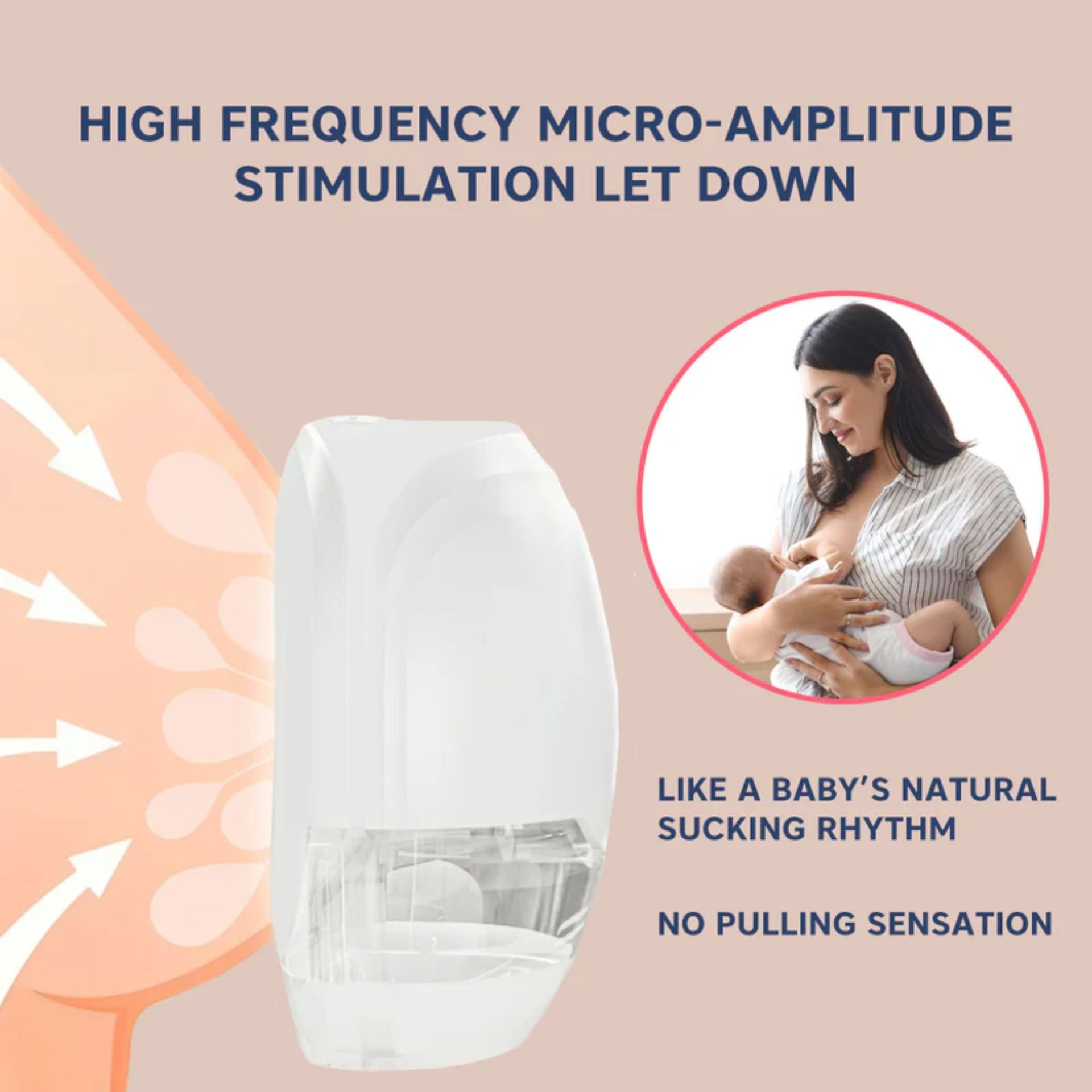 Hopop Hands-Free Wearable Breast Pump – Portable, BPA-Free, Comfortable & Quiet Pump for Moms