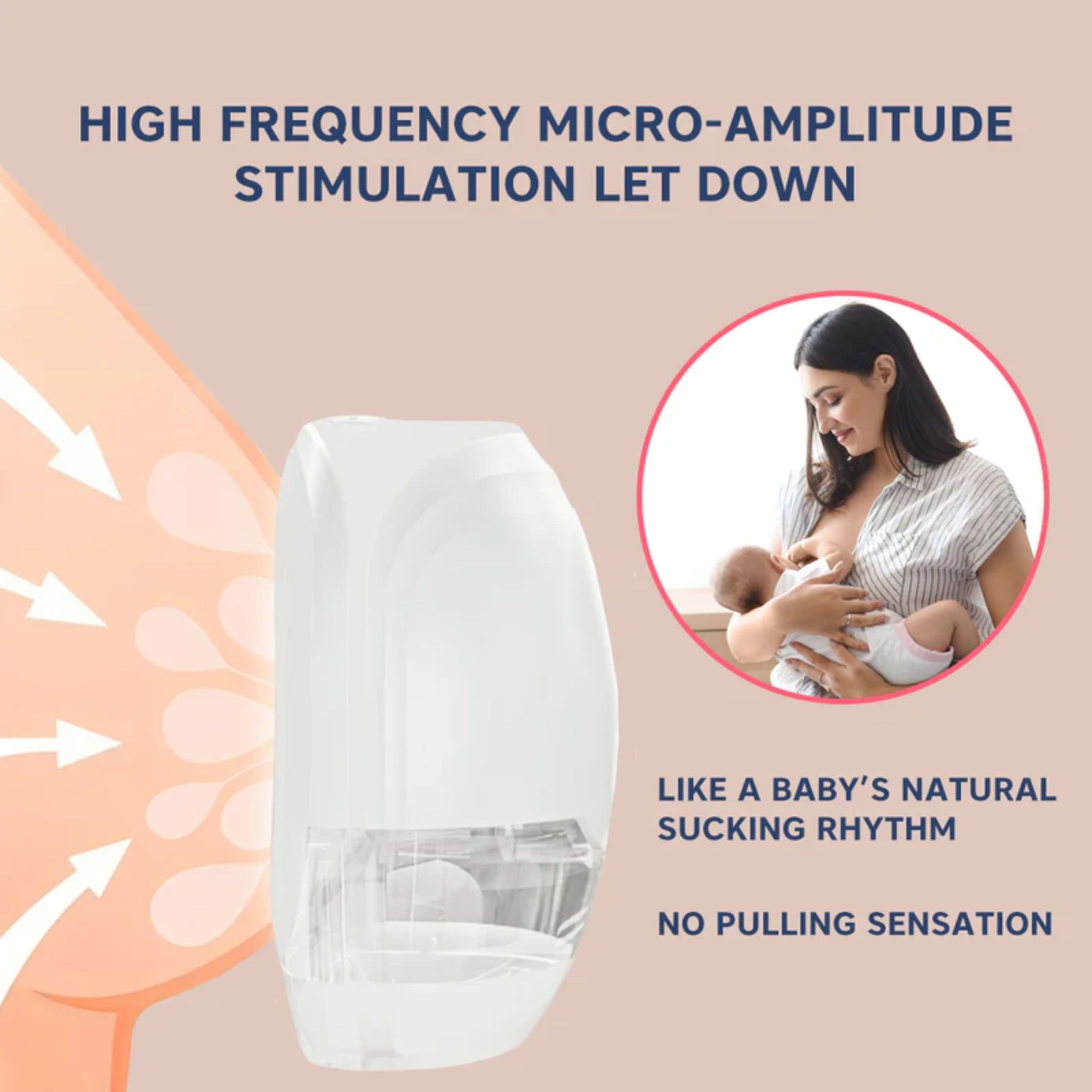 Hopop Hands-Free Wearable Breast Pump – Portable, BPA-Free, Comfortable & Quiet Pump for Moms