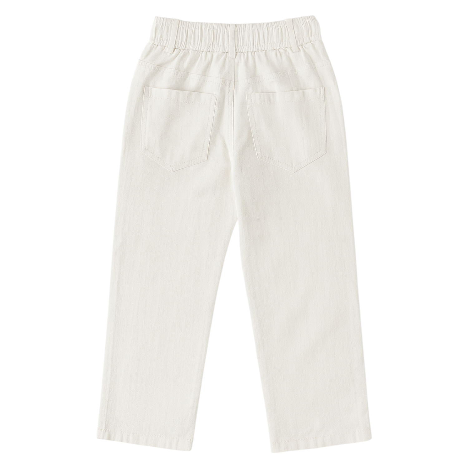 LOVEKINS Floral Embroidered Jogger Pants – Cream (6–15Y)