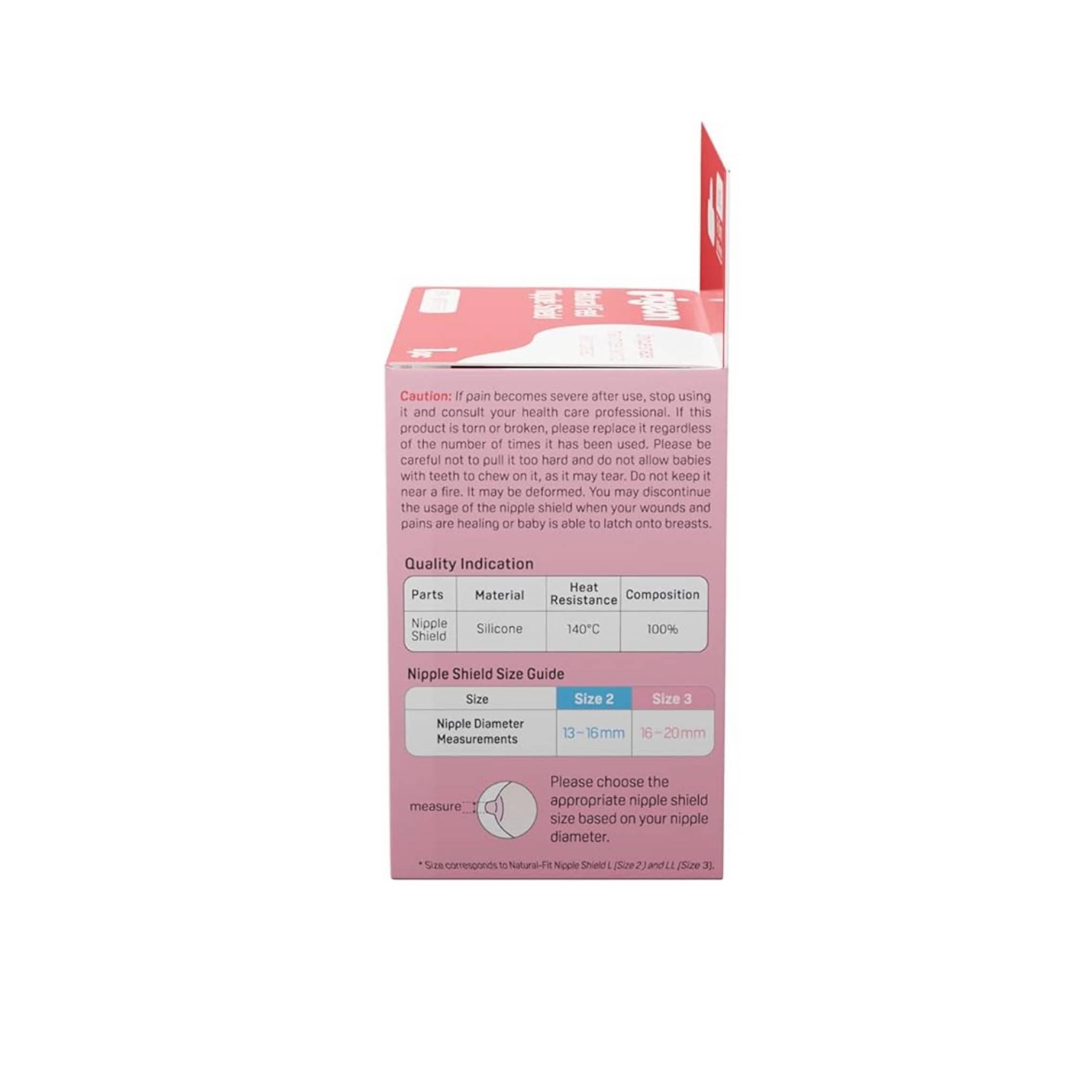 Pigeon Natural Feel Silicone Nipple Shield/Nipple Protector Size 3,with Case,Ultra Soft,Unique Unique Butterfly Shape,16-20 mm Nipple Diametre