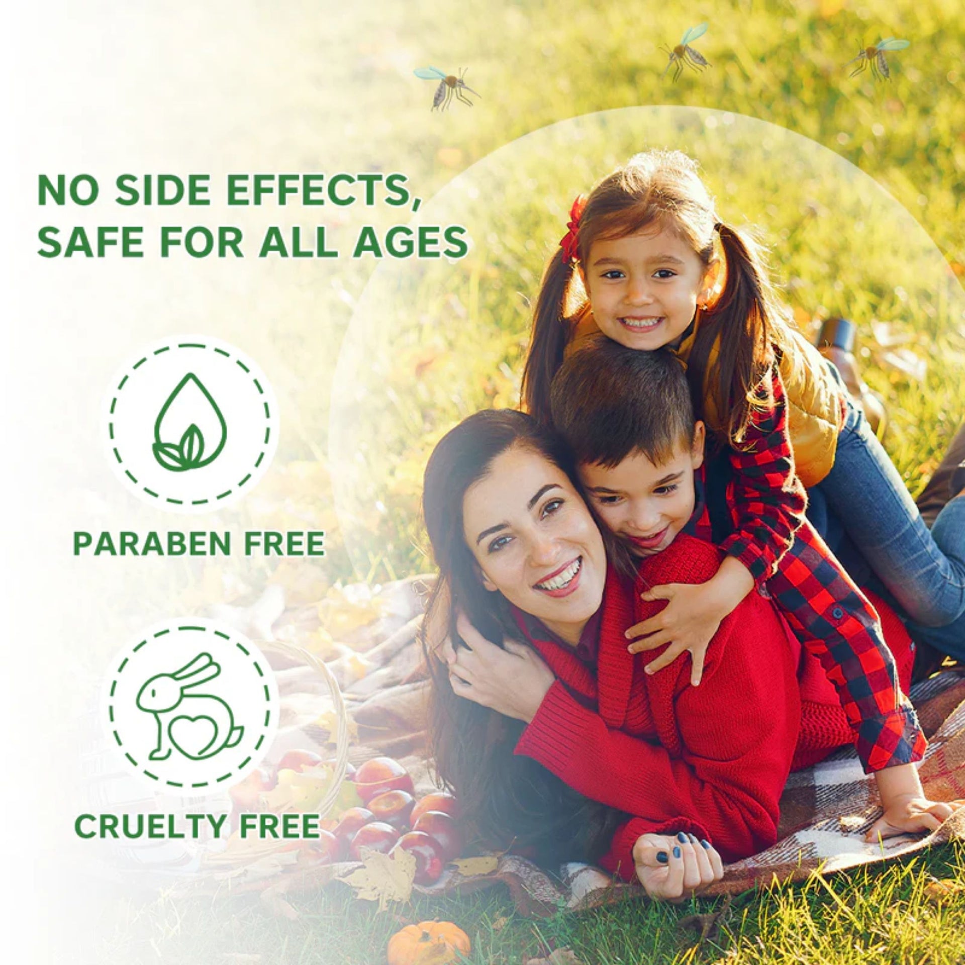 Hopop MOZZBiTO Natural Mosquito Repellent Spray for Babies & Family | DEET-Free, Plant-Based Protection from Mosquitoes, Ants & Fleas