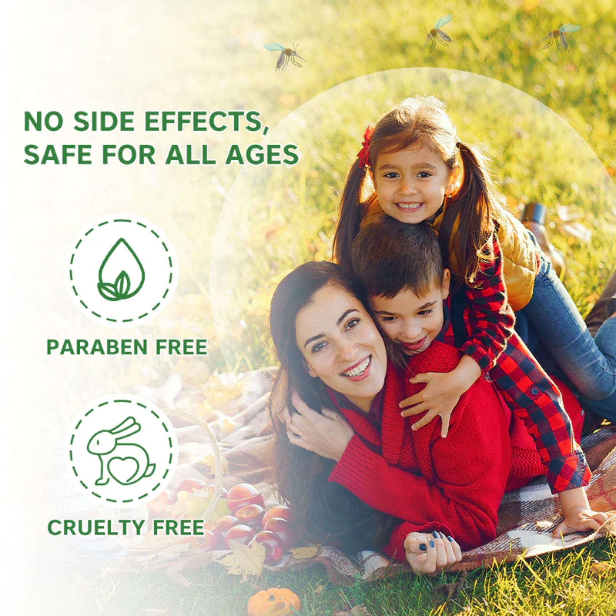 Hopop MOZZBiTO Natural Mosquito Repellent Spray for Babies & Family | DEET-Free, Plant-Based Protection from Mosquitoes, Ants & Fleas