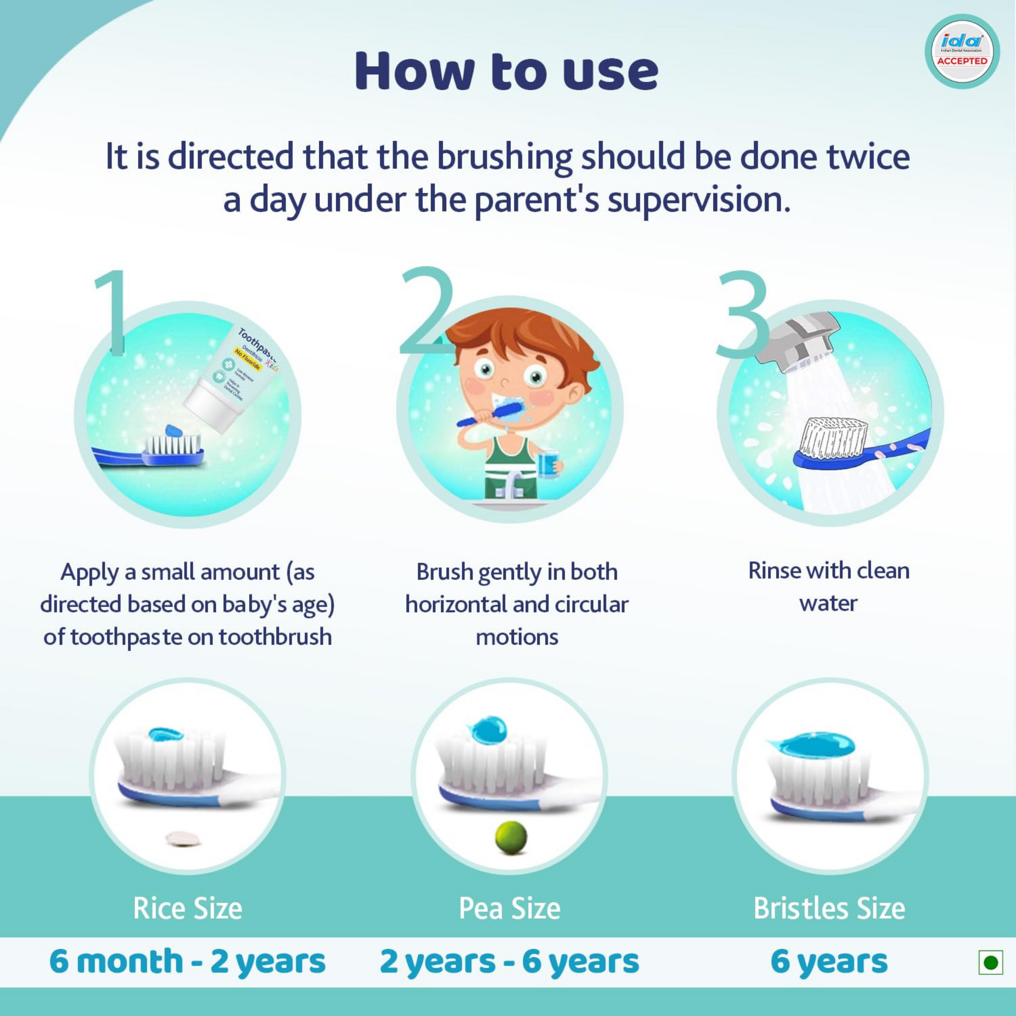 Chicco Toothpaste Bubble Gum 1-6Y 50g No Fluoride