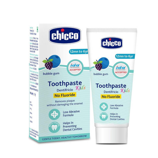 Chicco Toothpaste Bubble Gum 1-6Y 50g No Fluoride