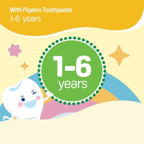 Pigeon Banana Flavor Toothpaste – Gentle, Specially Formulated for babies & Children, Fluoride Free & SLS Free - 45 g (Pack of 1)