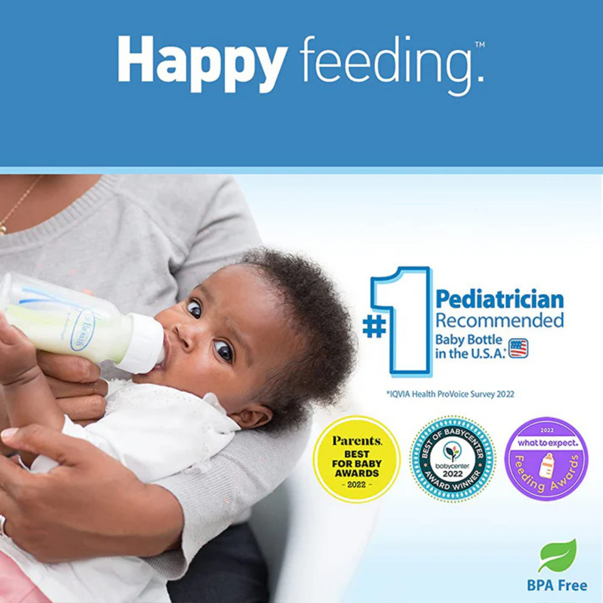 Dr. Brown's Options+ Narrow Neck Feeding Bottle-Anti Colic-250 ml-White-0 to 3M