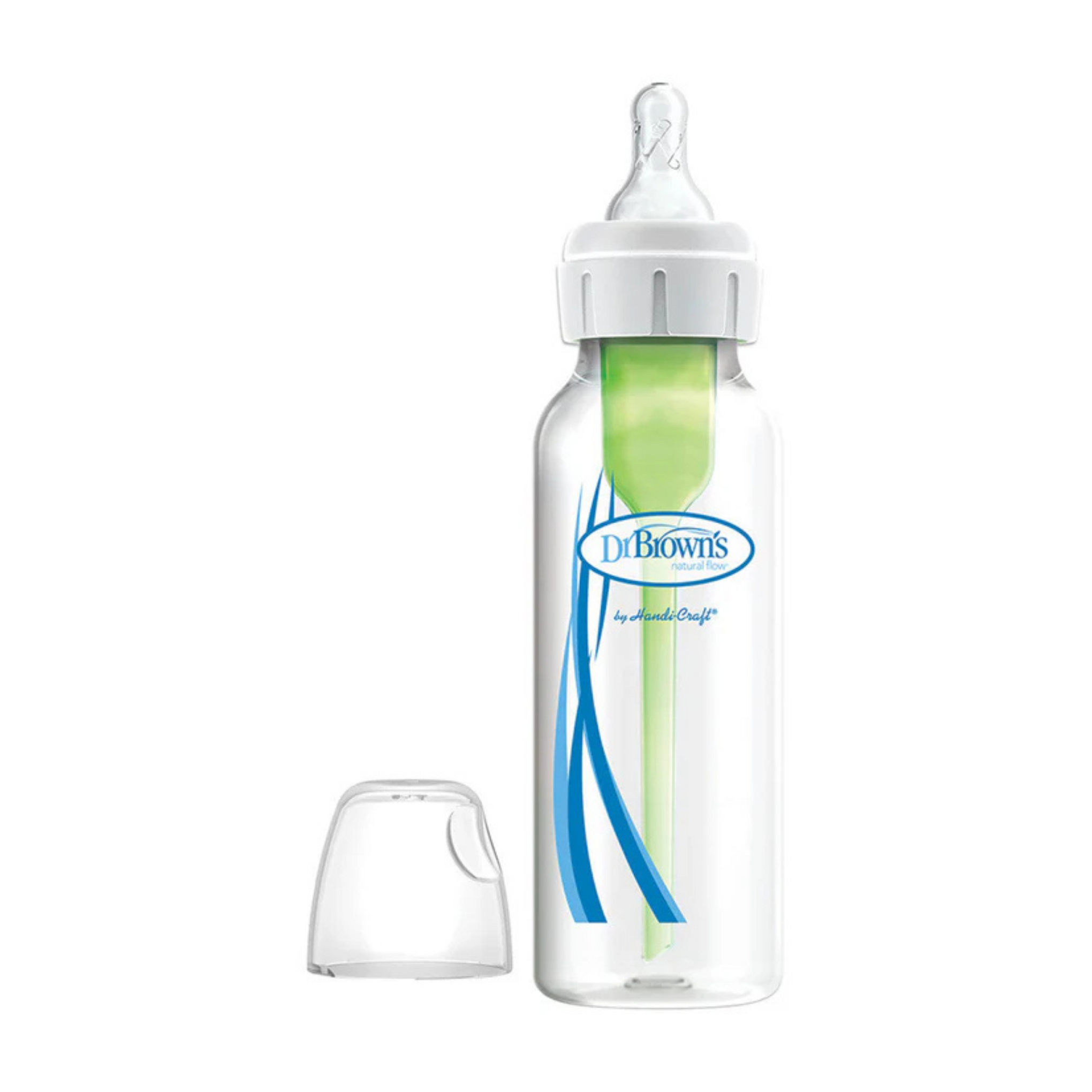 Dr. Brown's Options+ Narrow Neck Feeding Bottle-Anti Colic-250 ml-White-0 to 3M