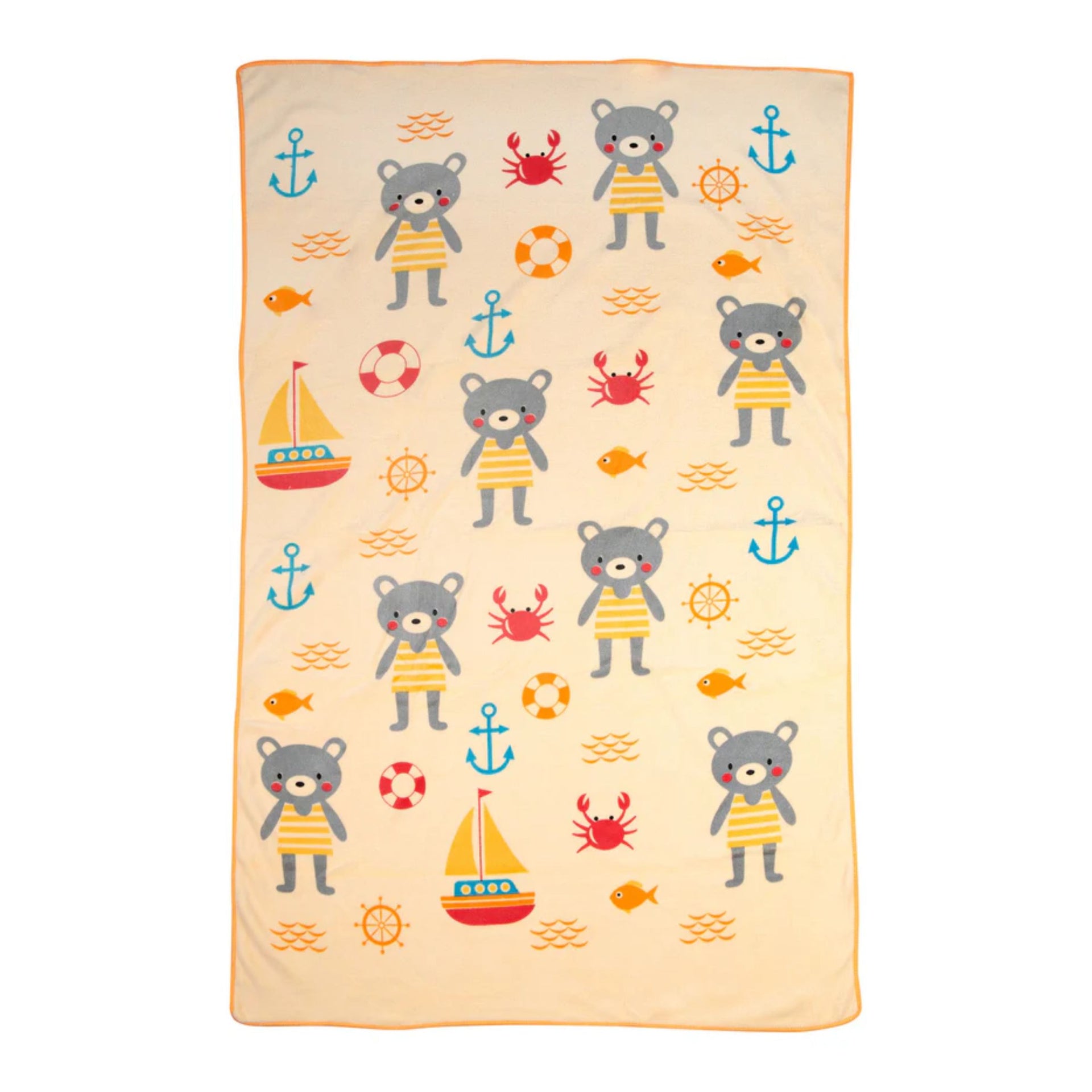 Mee Mee Baby Towel – Ultra-Soft, Absorbent & Gentle | Availeble Colors : WHITE , YELLOW , PINK , ORANGE , GREEN