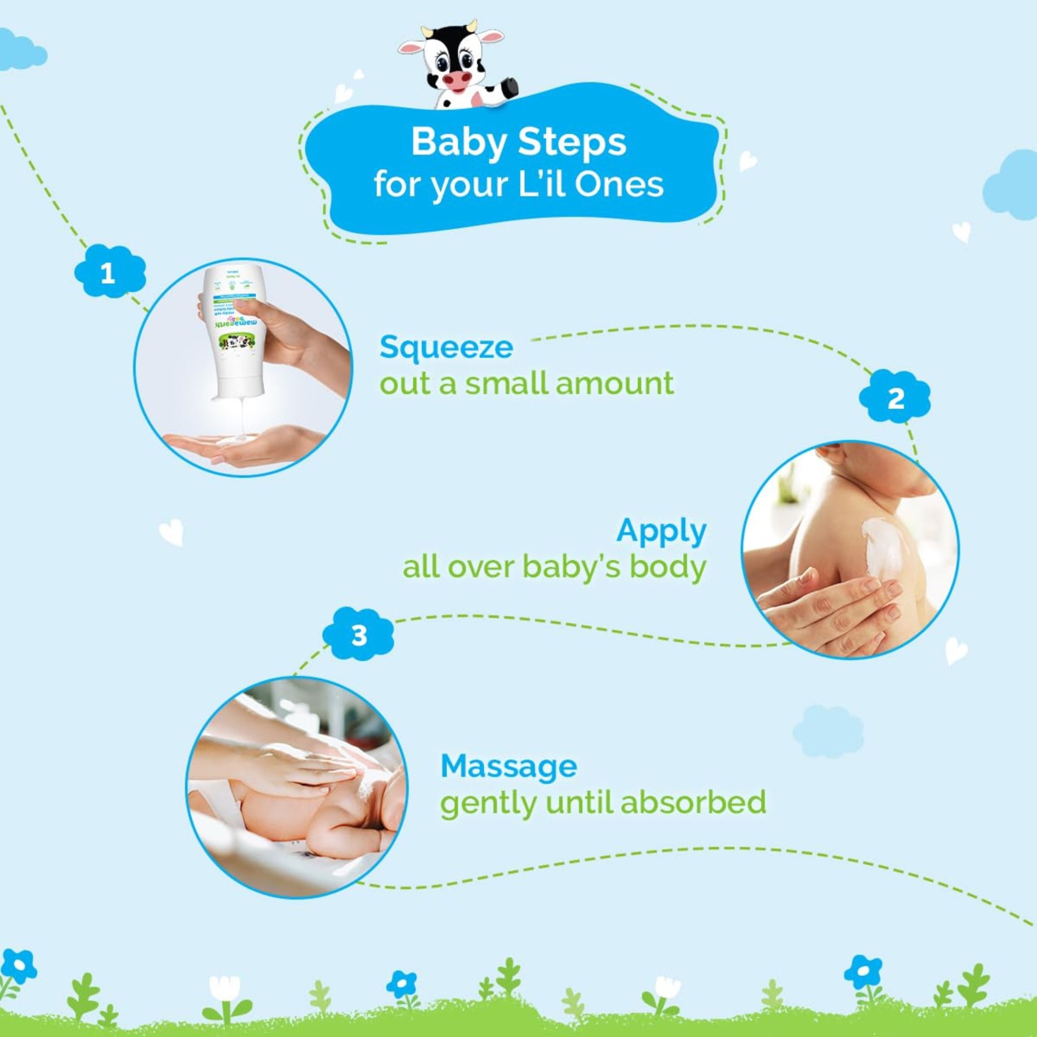 Mamaearth Baby Milky Soft Body Lotion with Oats, Milk & Calendula | 24-Hour Moisturization | Toxin-Free & pH Balanced | For Newborns & Babies (0+ Years) | 200 ml