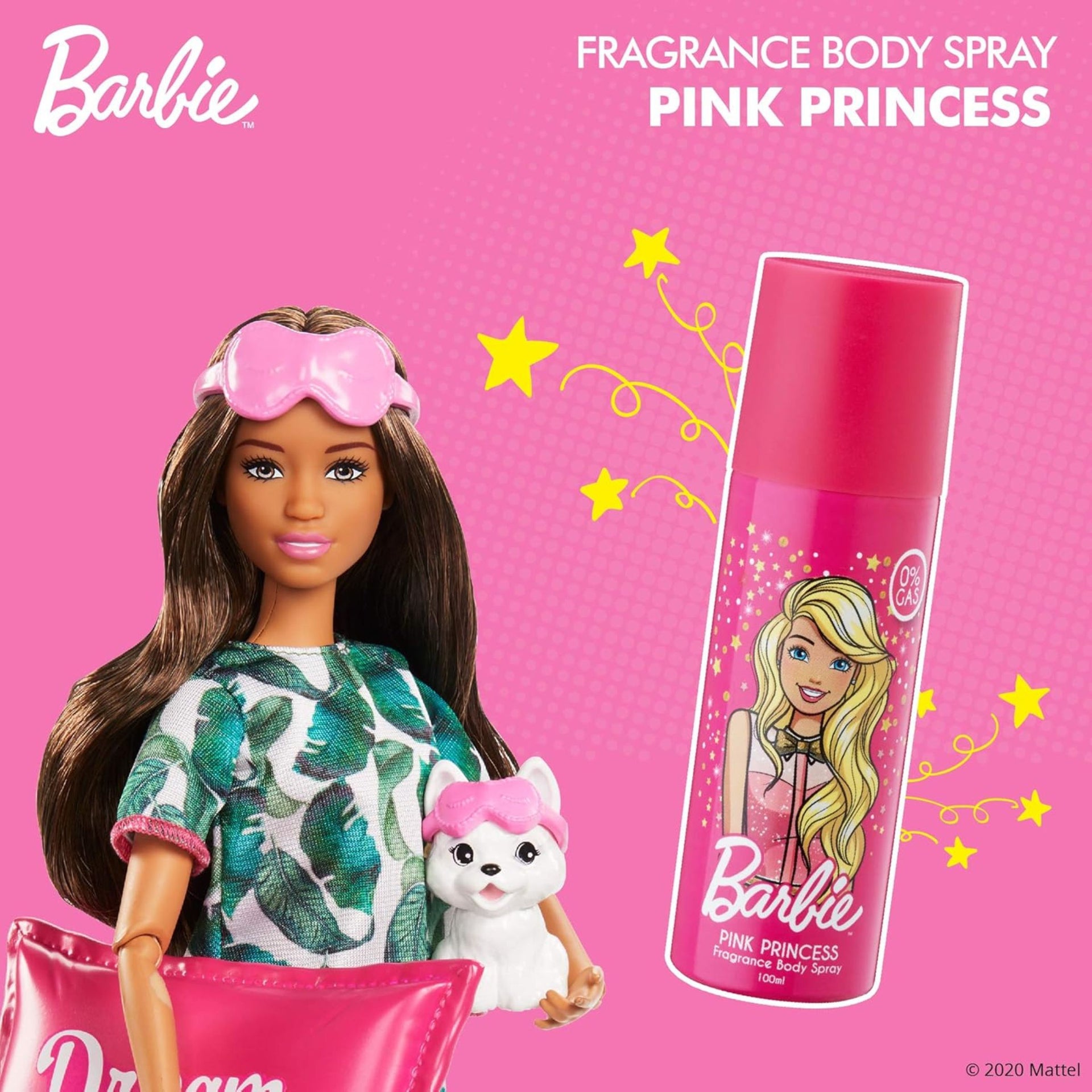 Barbie Princess Body Spray Fragrance |  High performance - 100 ml (Pink)