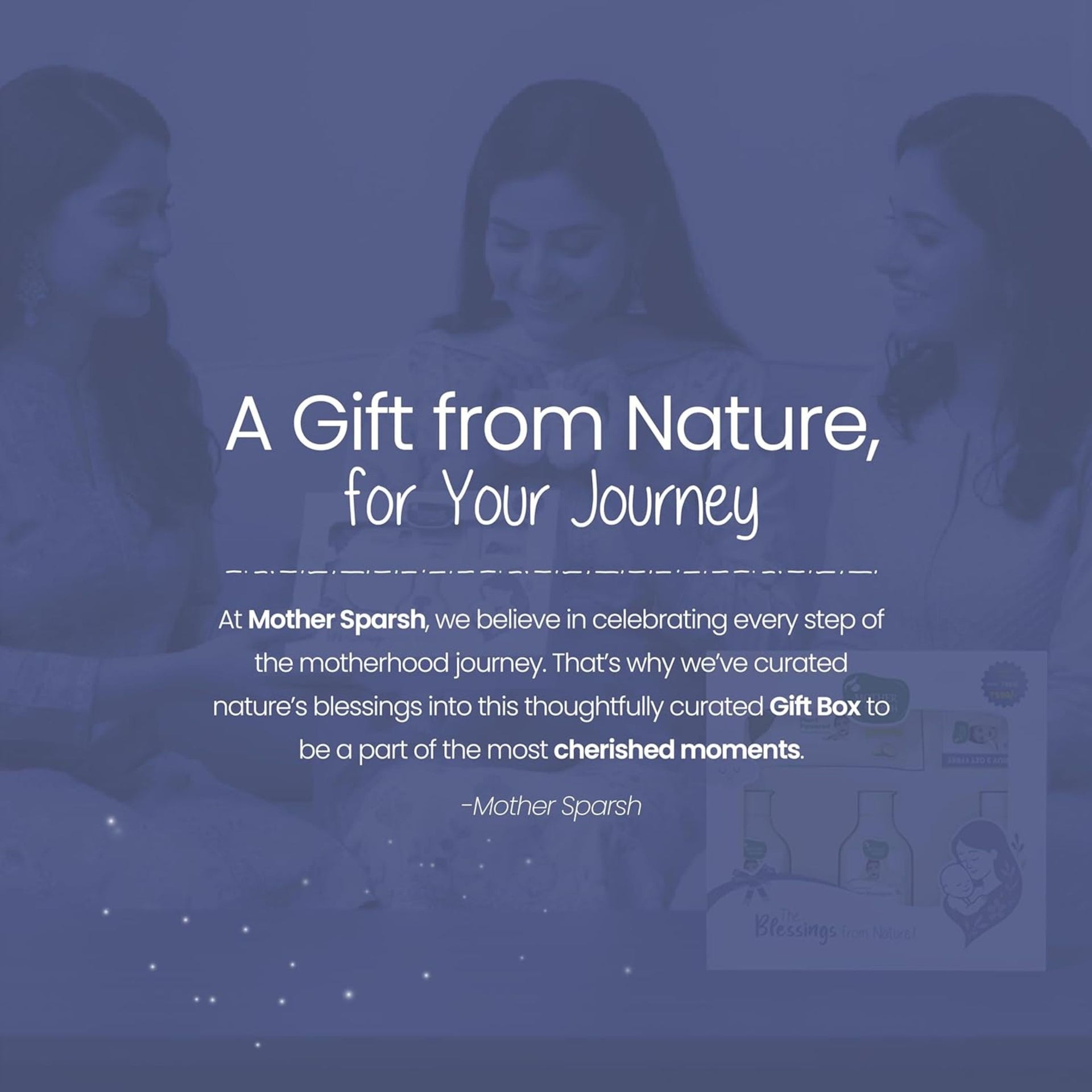 Mother Sparsh Natural Baby Care Gift Box | Baby Wash, Shampoo, Lotion, Soap & Plant-Powered Wipes | Gentle & Toxin-Free | Ideal Newborn & Baby Gift