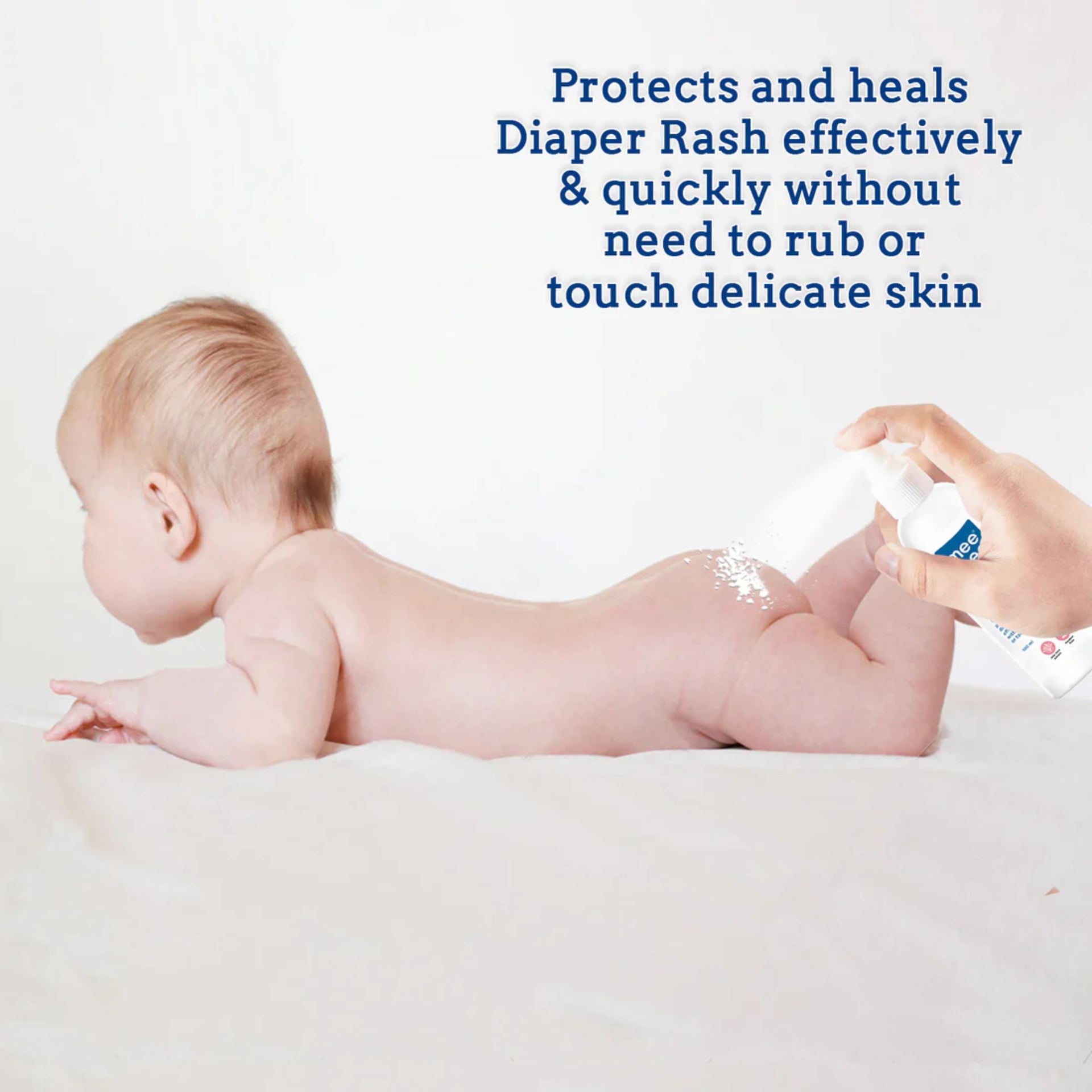 Mee Mee Soothing Diaper Rash Spray with Aloe Vera | No-Touch Application, Fast Healing & Hypoallergenic | Dermatologically Tested | 0m+ Babies (100 ml)