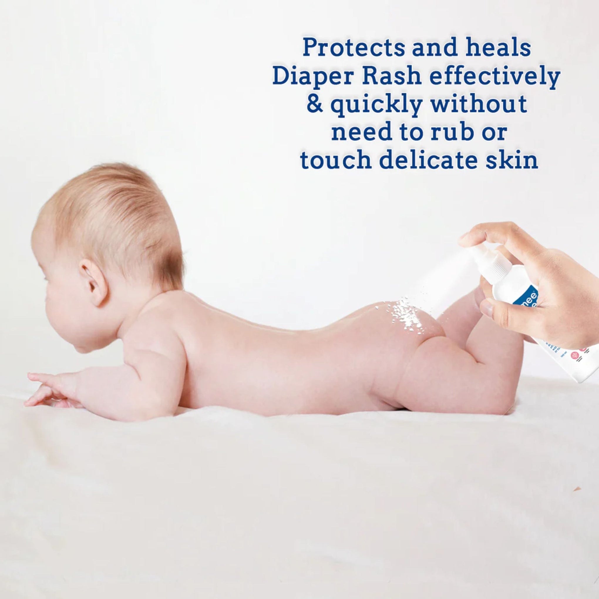 Mee Mee Soothing Diaper Rash Spray with Aloe Vera | No-Touch Application, Fast Healing & Hypoallergenic | Dermatologically Tested | 0m+ Babies (100 ml)