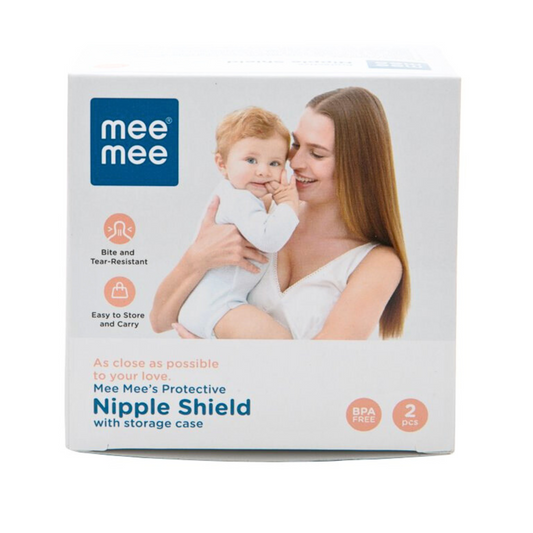 Mee Mee Protective Nipple Shield - Pack of 2 (White)