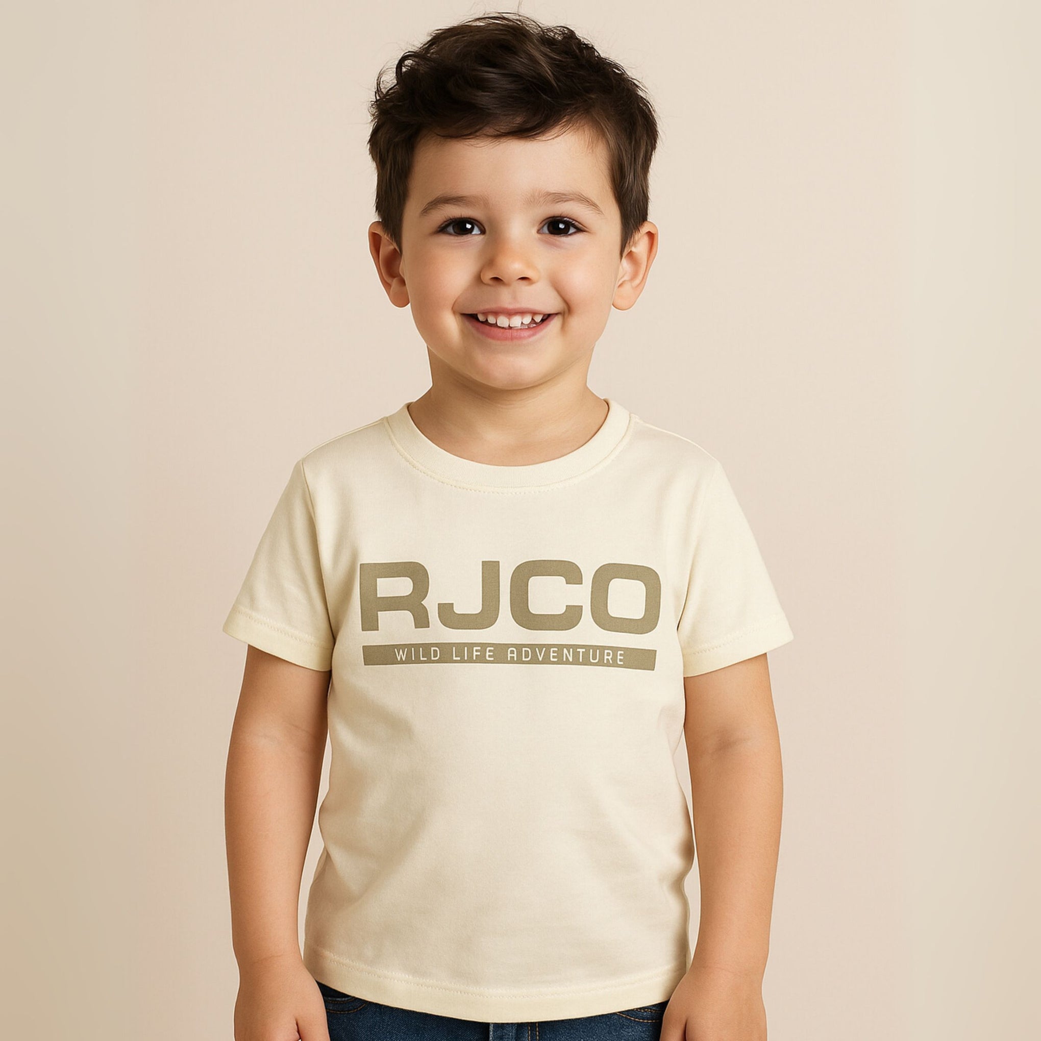 Smile Baby Boys’ Sky & Fawn Casual Shirt and T-Shirt Combo – Ages 3 to 14 Years