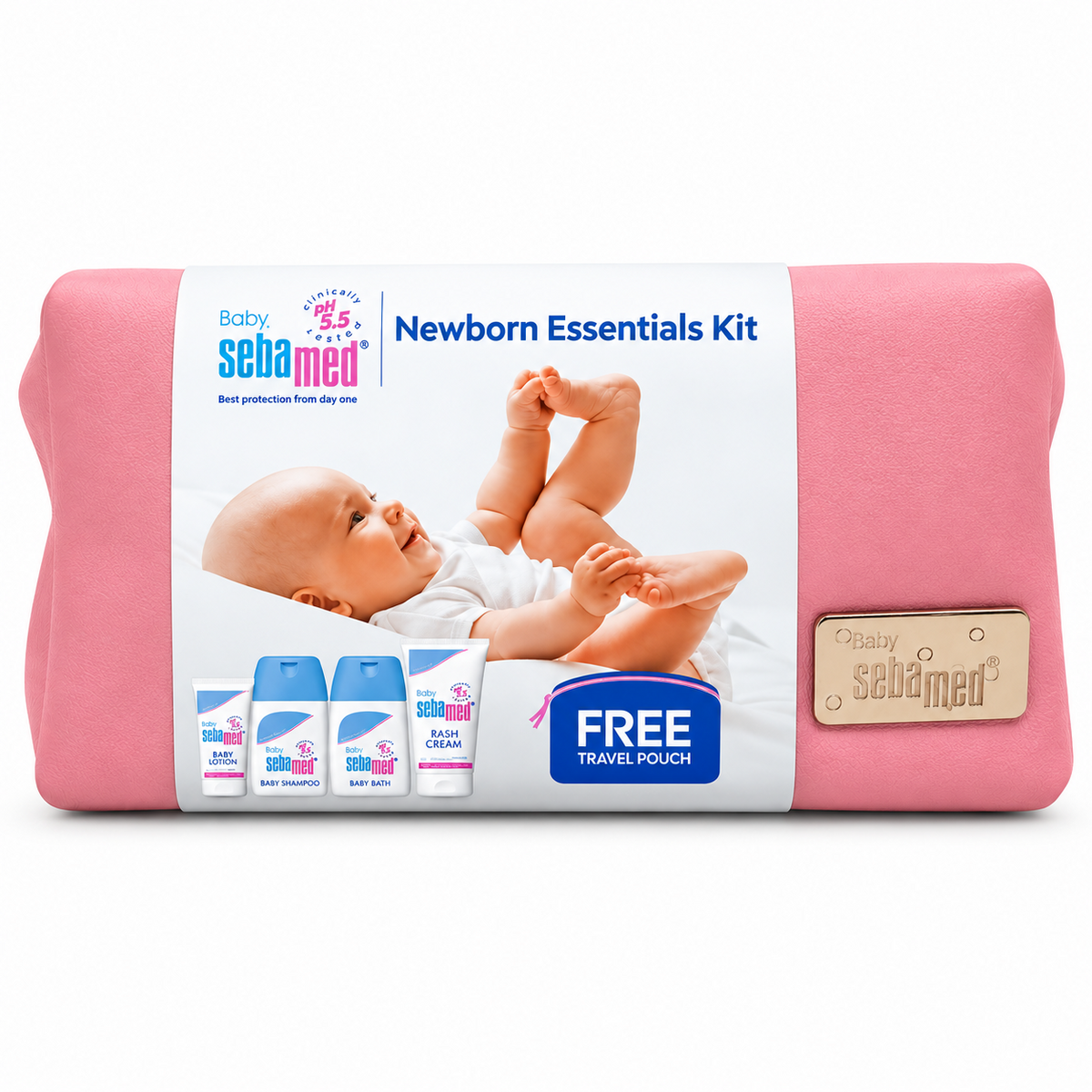 Sebamed Newborn Essentials Kit with pouch