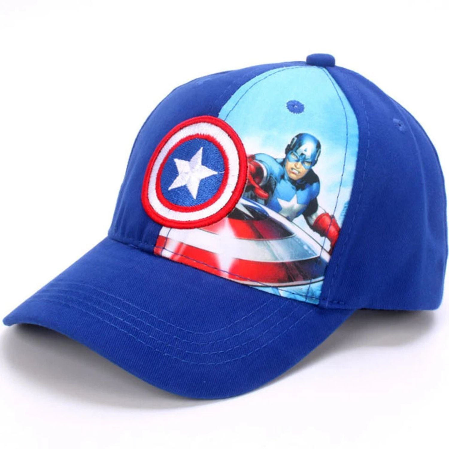 SMILE BABY CAP (LARGE SIZE) – Captain America Printed Kids Adjustable Baseball Cap