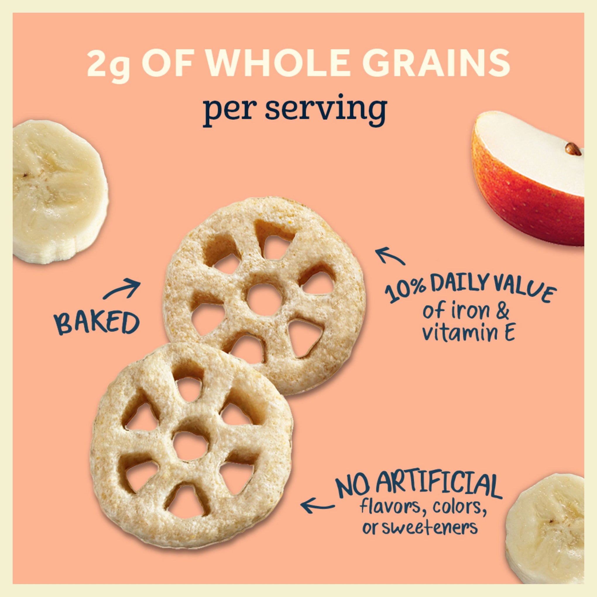 Gerber Snacks for Baby Teether Wheels – Apple Harvest | Crunchy Teething Snack | Non-GMO | Crawler 10+ Months