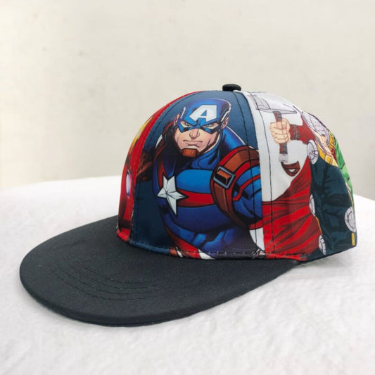 SMILE BABY CAP (LARGE SIZE) – Avengers Superhero Printed Kids Snapback Cap