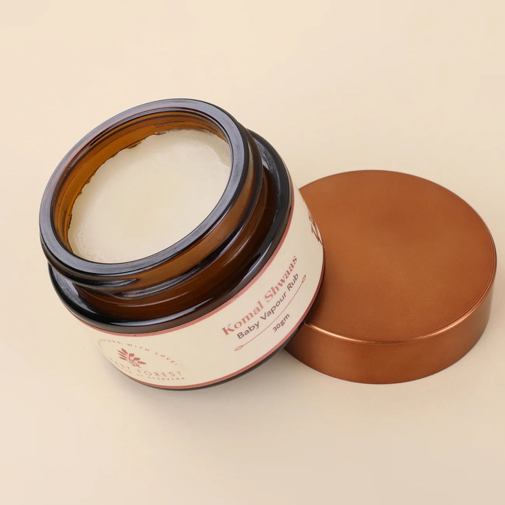 BABY FOREST Komal Shwaas Baby Vapour Rub | Ayurvedic Cold Relief for Babies | Gentle, Natural & Safe