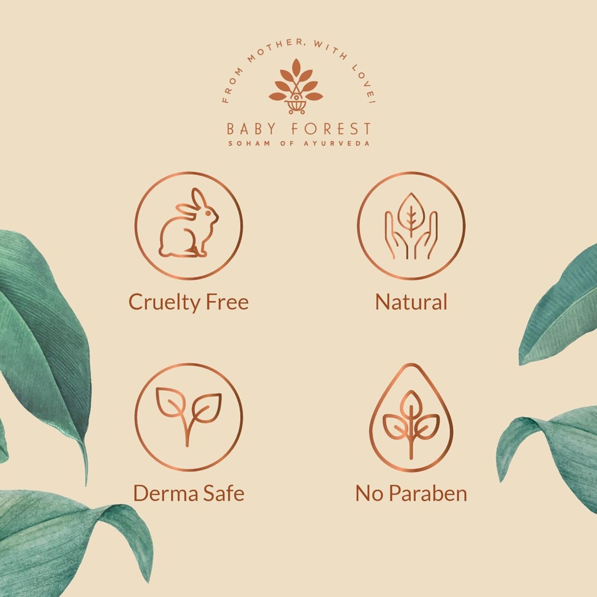 BABY FOREST Komal Shwaas Baby Vapour Rub | Ayurvedic Cold Relief for Babies | Gentle, Natural & Safe