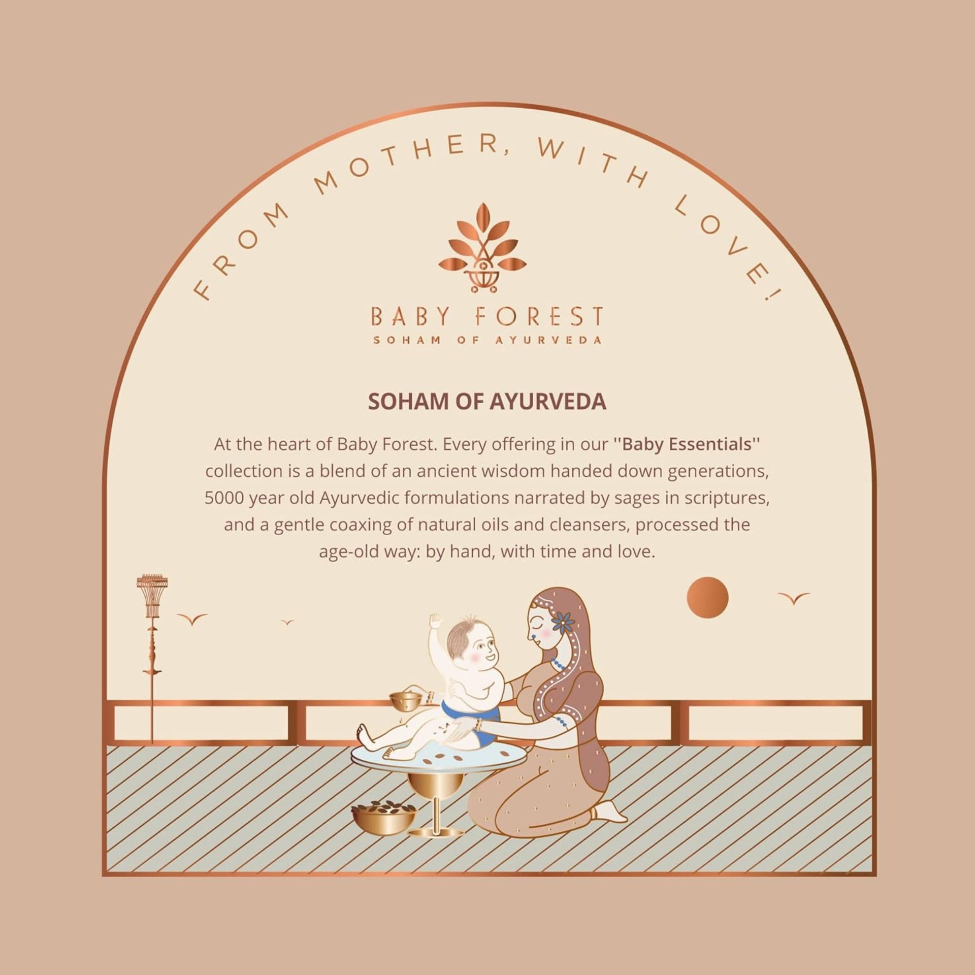 Baby Forest Badami Sneh Organic Cold Pressed Almond Oil (200 ml) – Ayurvedic Baby Massage Oil for Brain Development, Bones & Skin Nourishment