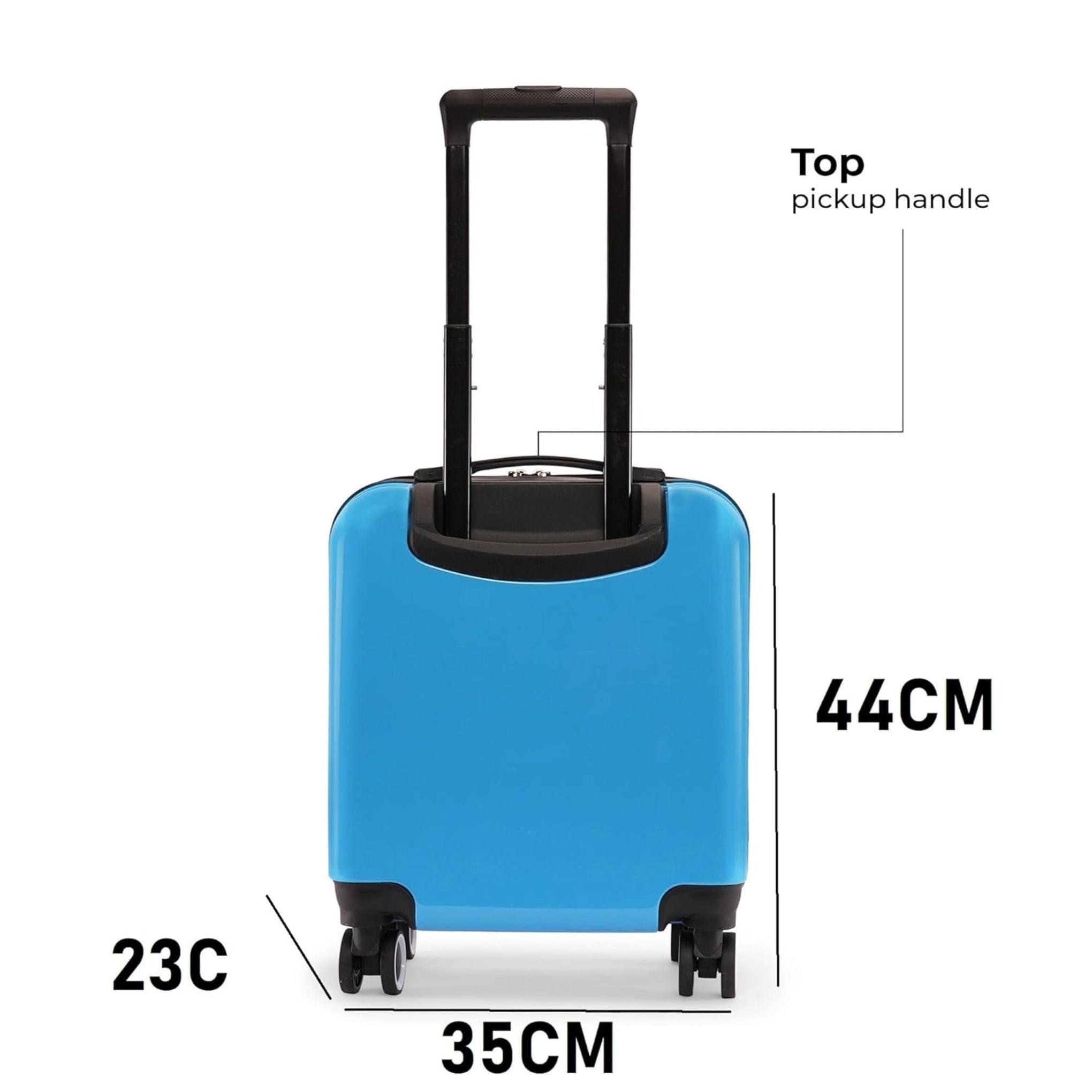 SMILE BABY Baby Bunny Kids Trolley Bag Luggage Bag for Girls Boys Kids Children Trolley Bag Lightweight Suitcase for Kids Compact 360 Wheel Cabin 18 Inch
