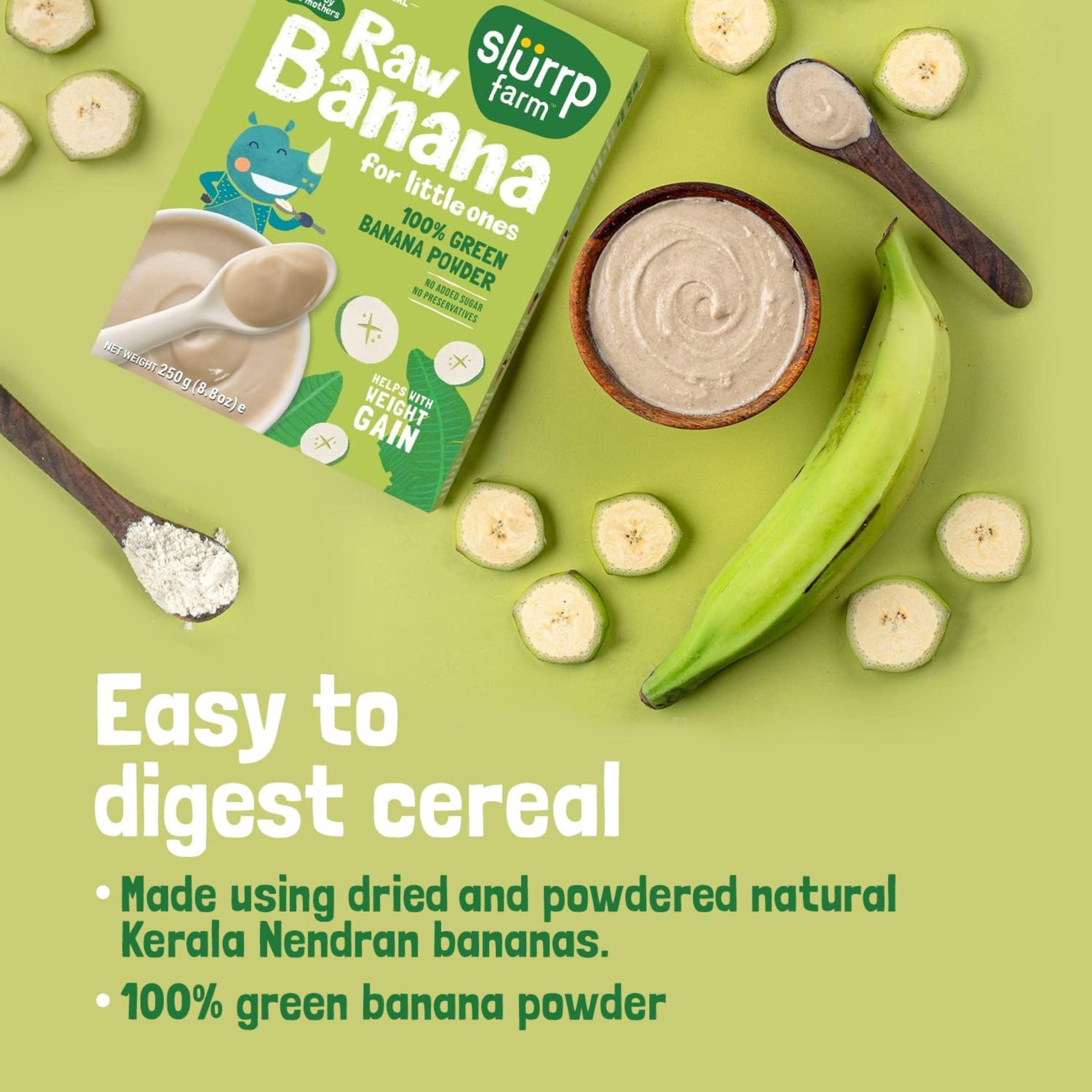 Slurrp Farm Cereal for little ones  | No Salt, No Milk and No Preservatives | Easy to Digest Cereal, 250 g TO 300G |AVAILABLE IN DEFFRENT FLAVOURS