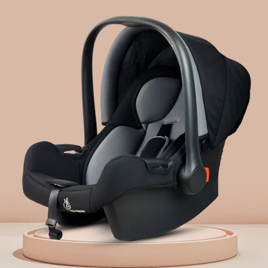 R for Rabbit Picaboo Sportz Baby Carry Cot, 3 in 1 Multi Purpose Kids Carry Cot, Feeding Chair, Rocker for Infant Babies of 0 to 15 Months & Weight Capacity Upto 13 Kgs (Grey Black)