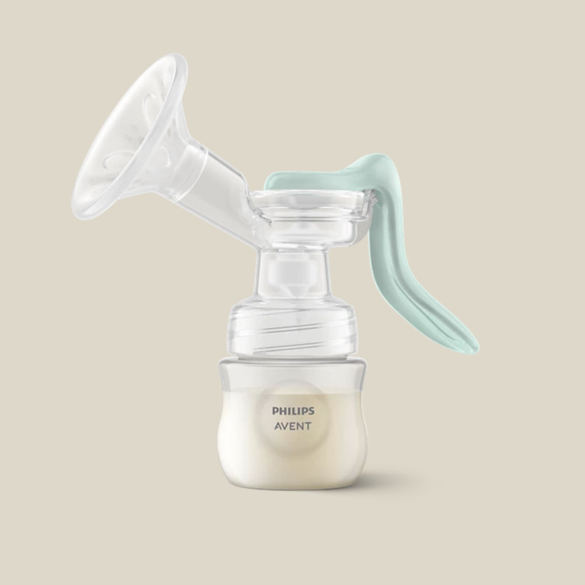 Philips Avent Manual Breast Pump SCD417/20 | Comfort Breast Pump with Bottle, Nipple, Milk Storage Bags & Disposable Breast Pads | Gentle & BPA-Free