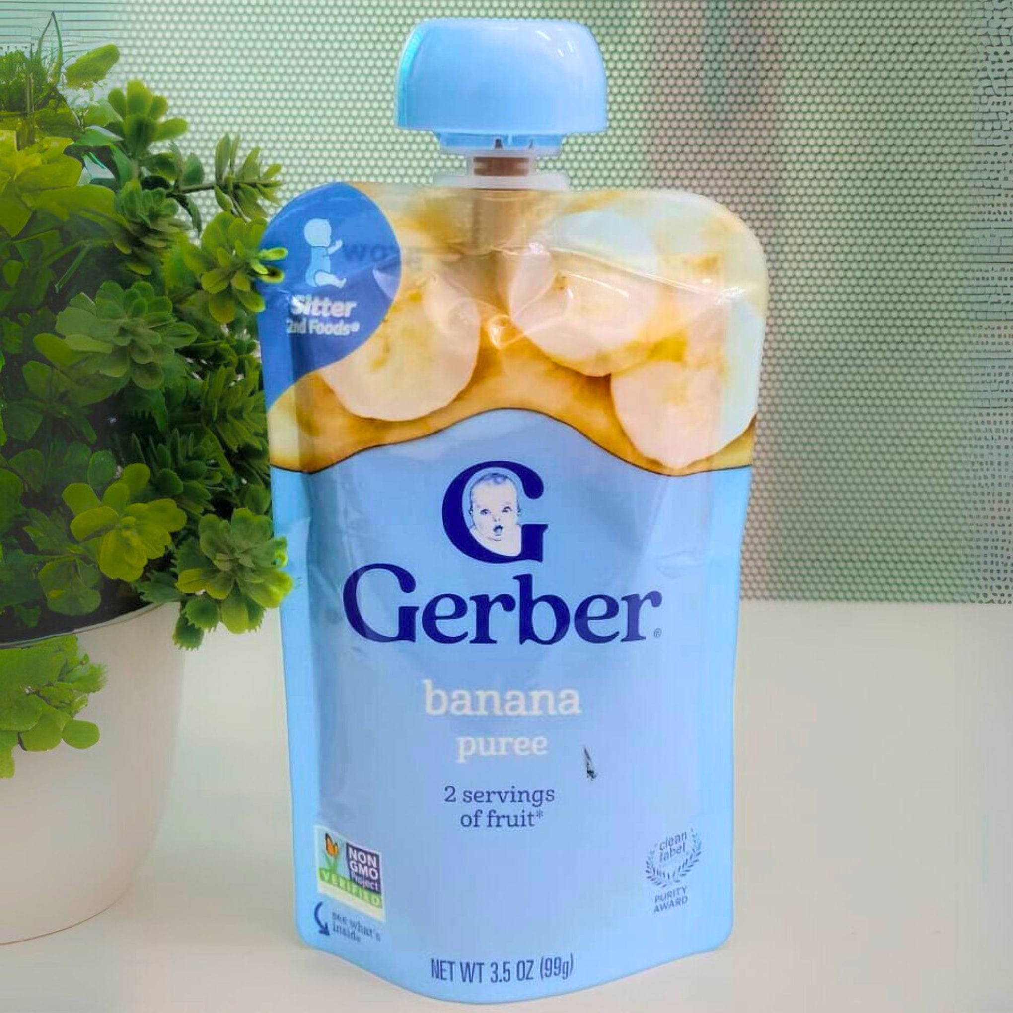 Natural for Baby, Wonder Foods, 2nd Foods, Banana, 3.5 oz (99 g)