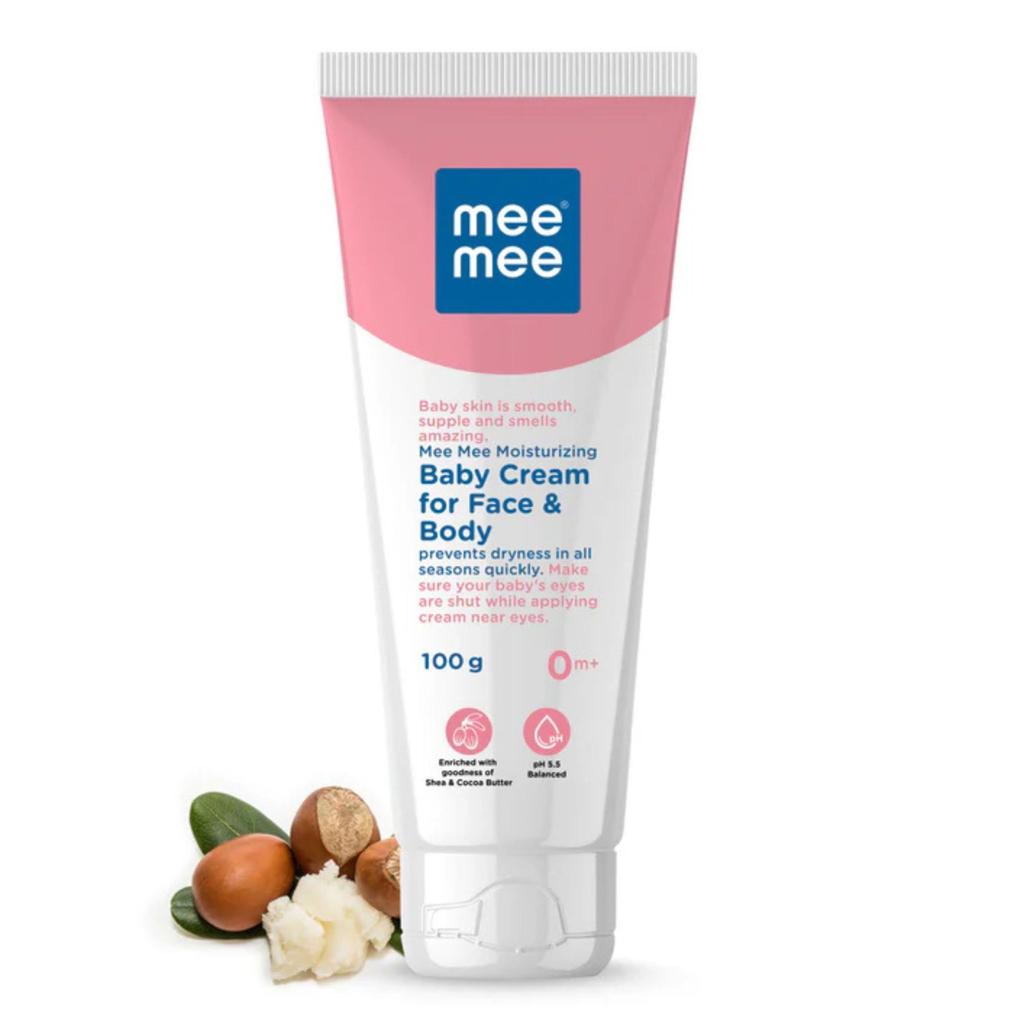 Mee Mee Moisturizing Baby Cream for Face & Body - 100g | Deep Nourishment & Hydration