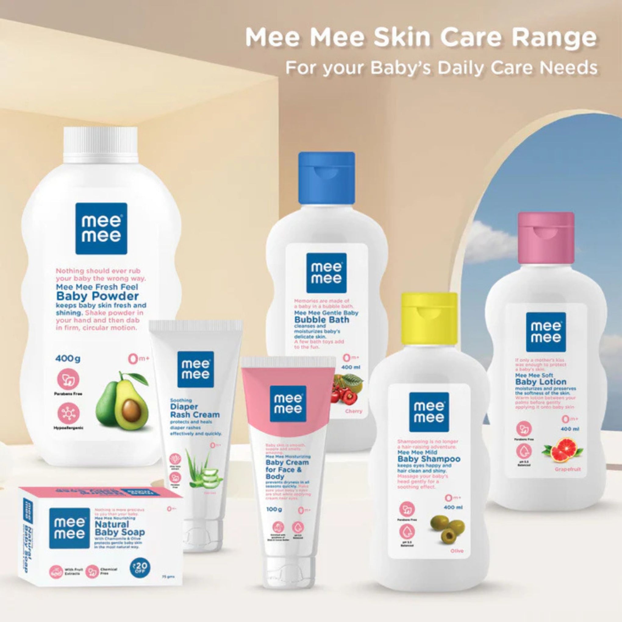 Mee Mee Moisturizing Baby Cream for Face & Body - 100g | Deep Nourishment & Hydration