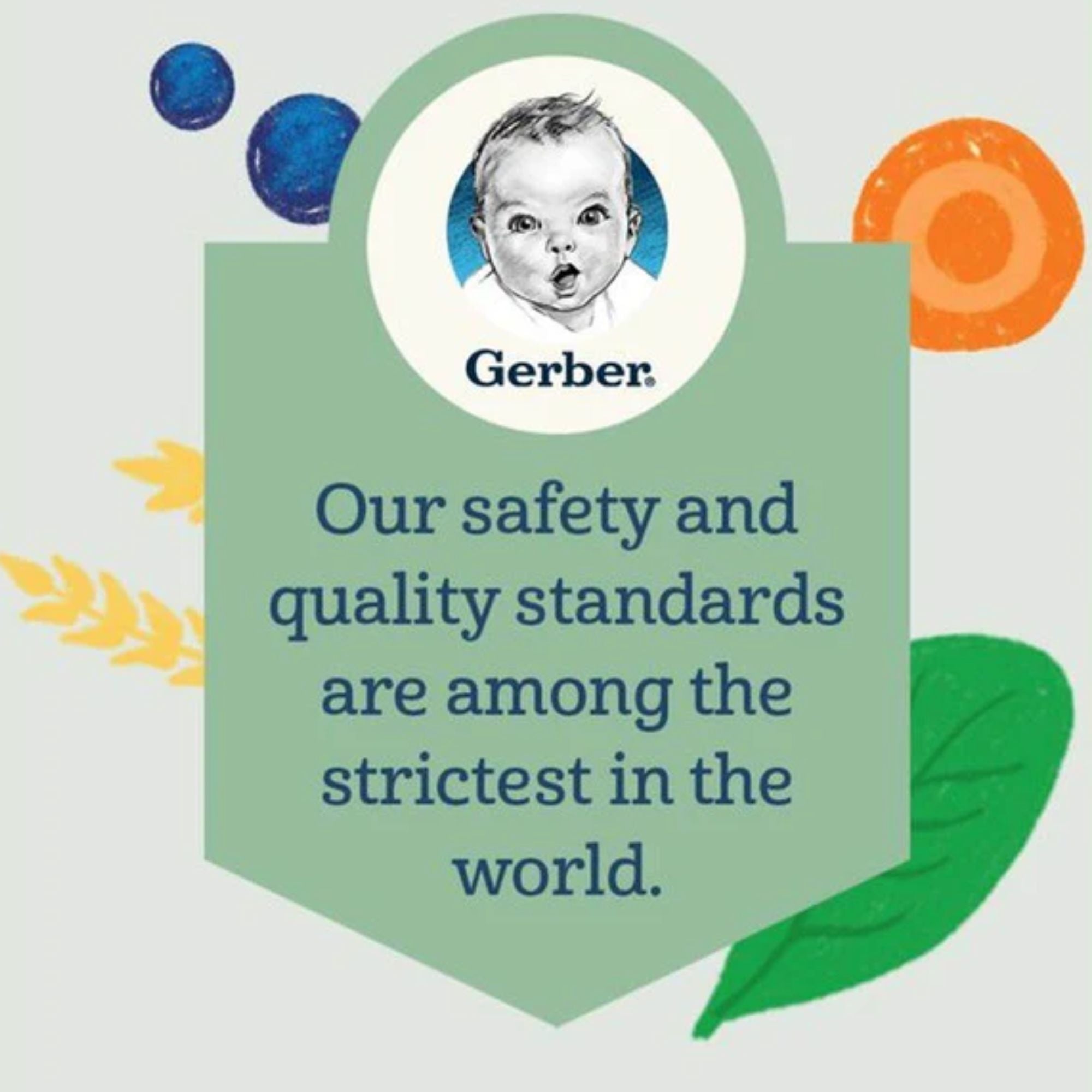 Gerber Teethers Gentle Teething Wafers for Babies 7+ Months | Mango Raspberry, Banana Peach & Strawberry Apple Spinach | Dissolves Easily | No Artificial Flavors | 48g