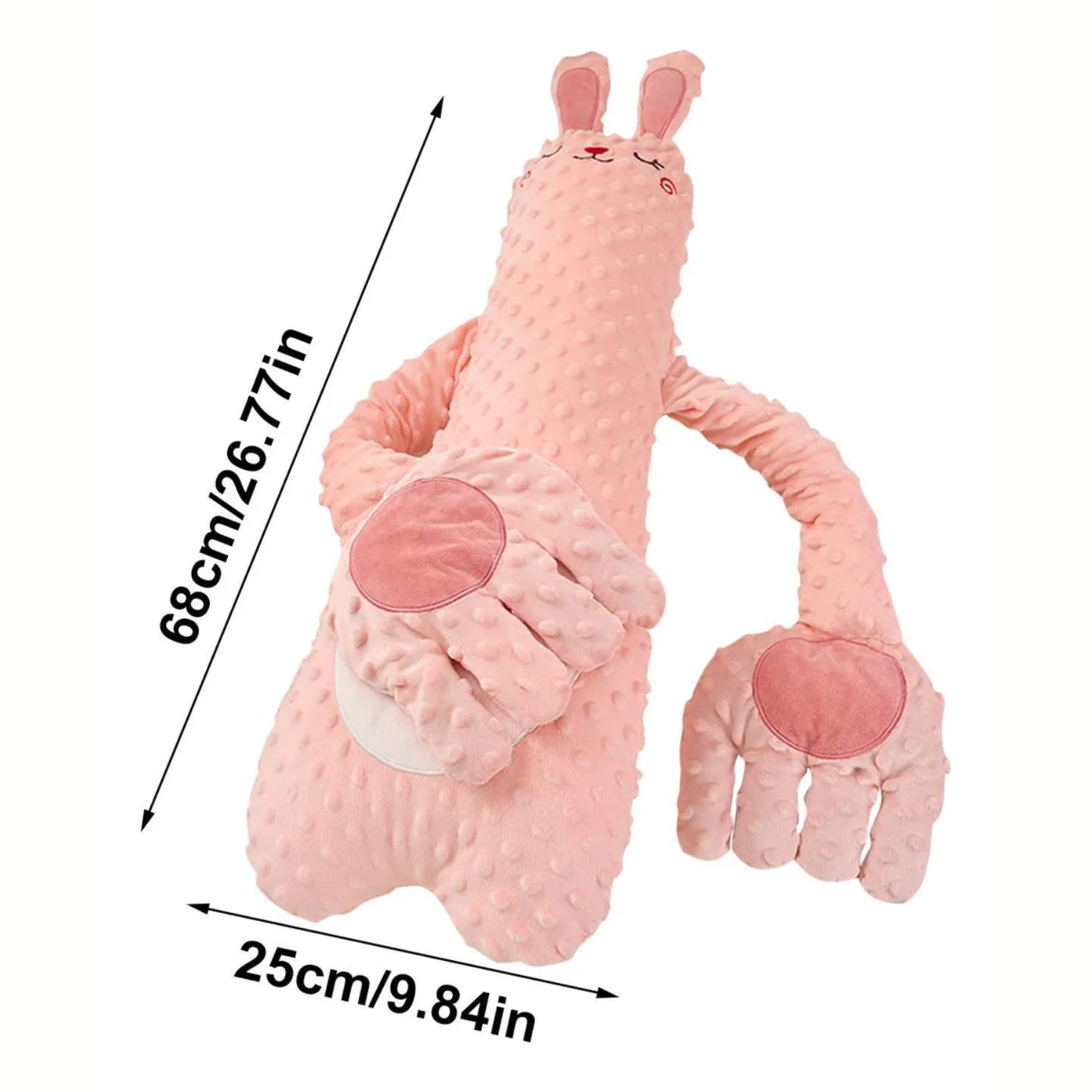 Smile Baby Remote-Controlled Bunny Hug Pillow for Babies – Soothing Plush Toy