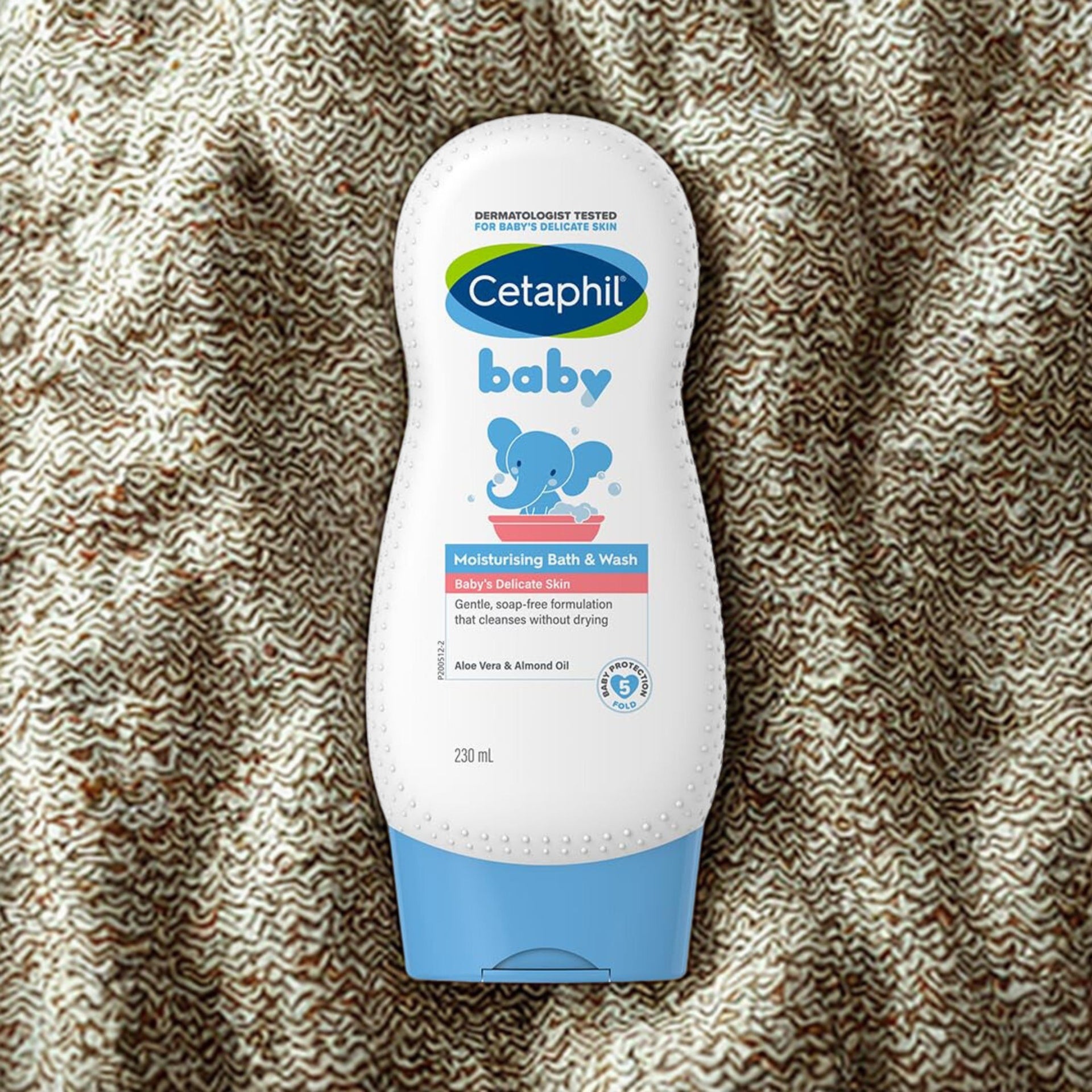 Cetaphil Baby Moisturising Bath & Wash | Gentle, soap-free formulation that cleanses without drying  230 ml